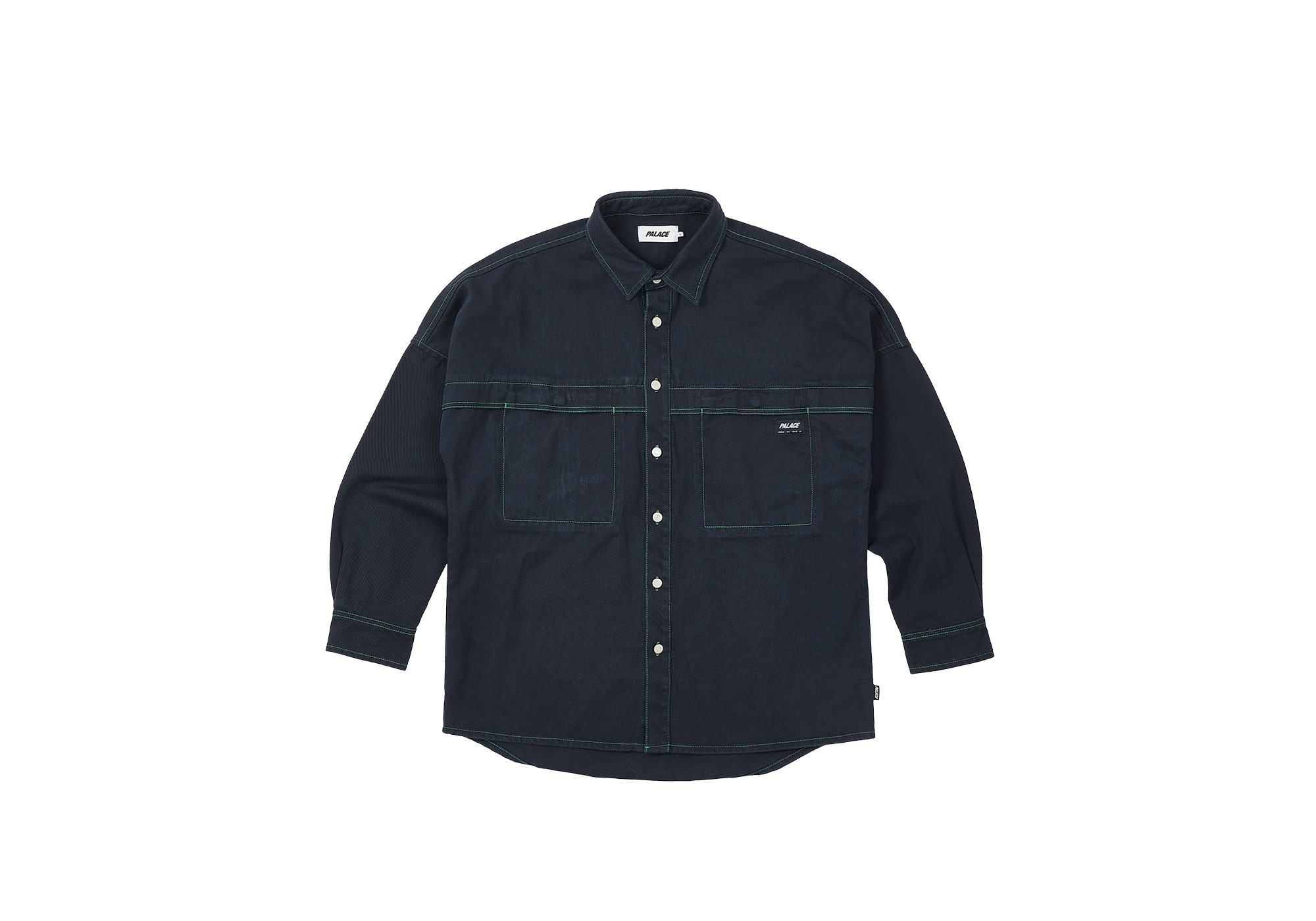 STITCH UP DROP SHOULDER SHIRT | PALACE SKATEBOARDS