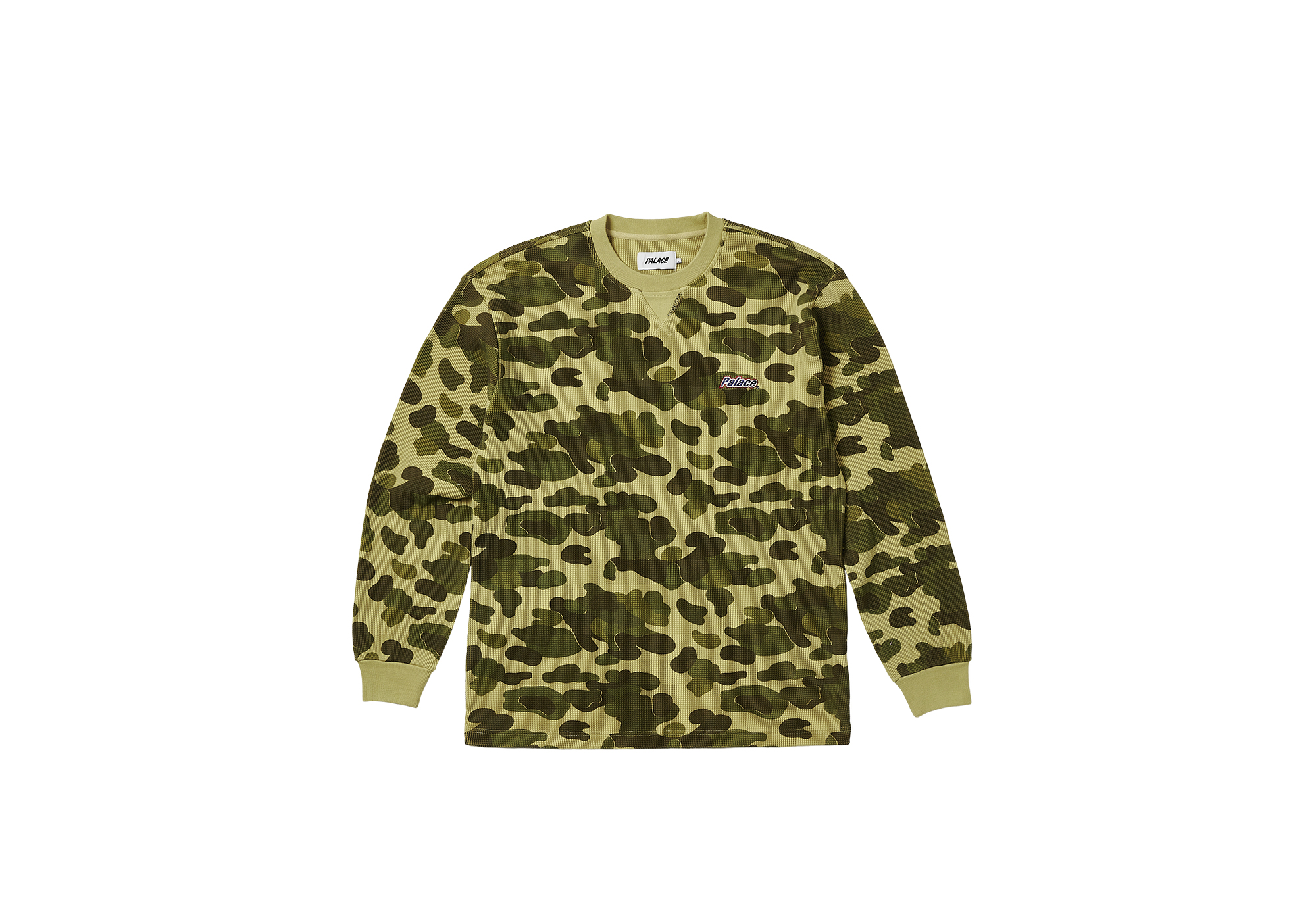 PALACE NEIGHBORHOOD WAFFLE JERSEY Waffle Shirt Off White