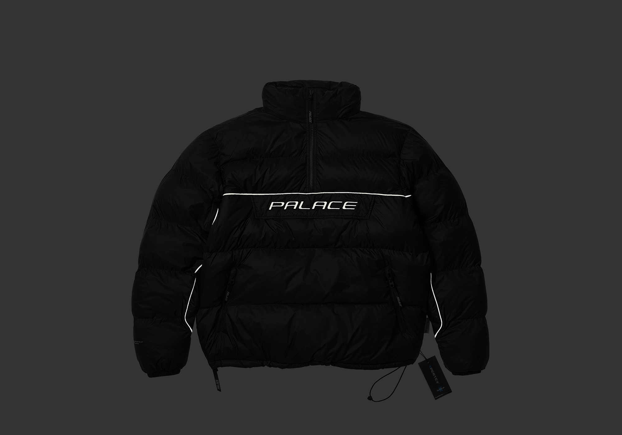 PALACE SKATEBOARDS RIPSTOP PUFFA 黒 XL Palace Ripstop Puffa 'Black' P25JK114