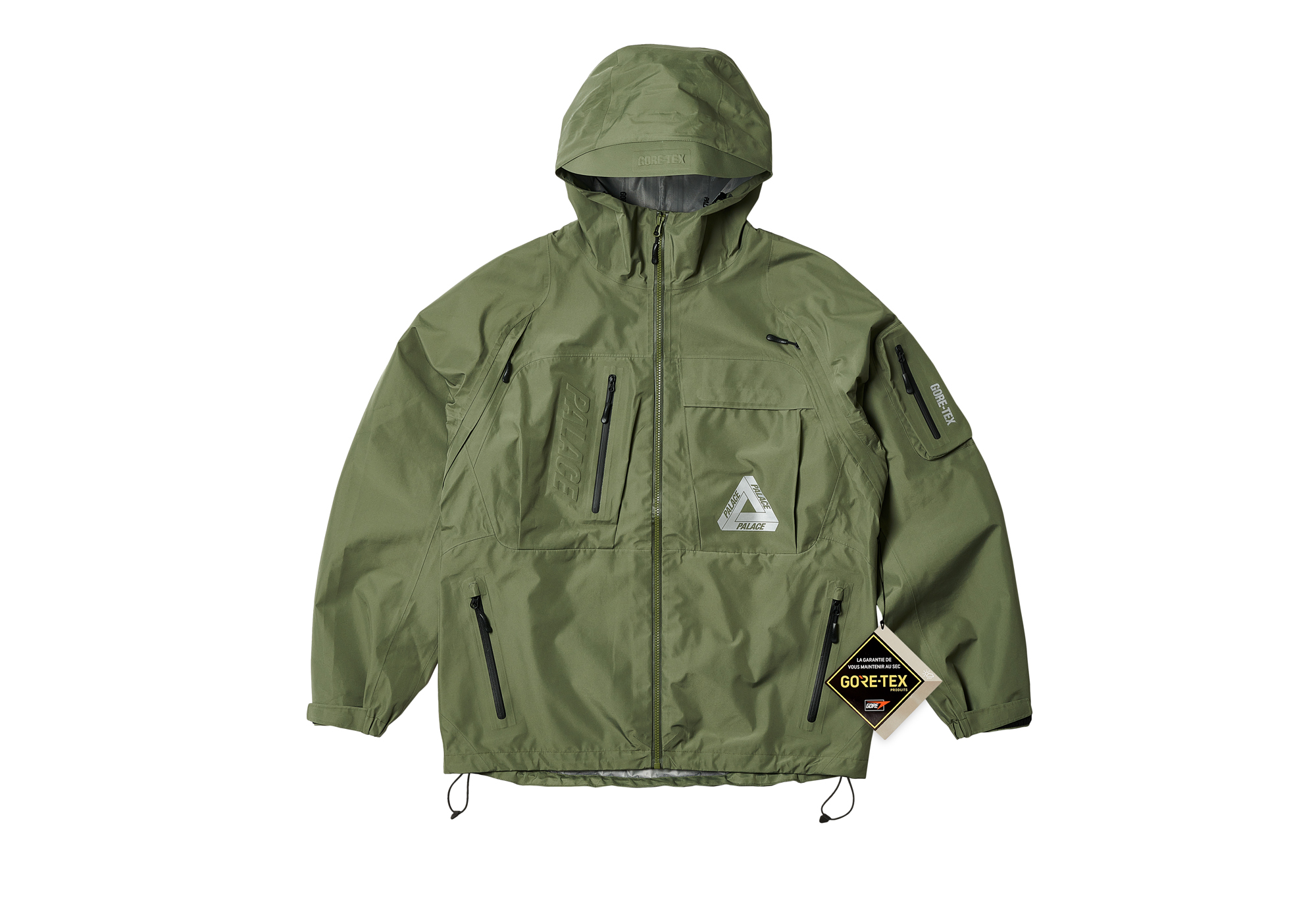 ジャケット・アウター palace gore-tex cargo jacket 23ss black Gore-Tex Windstopper Jacket Black - Spring 2024 - Palace