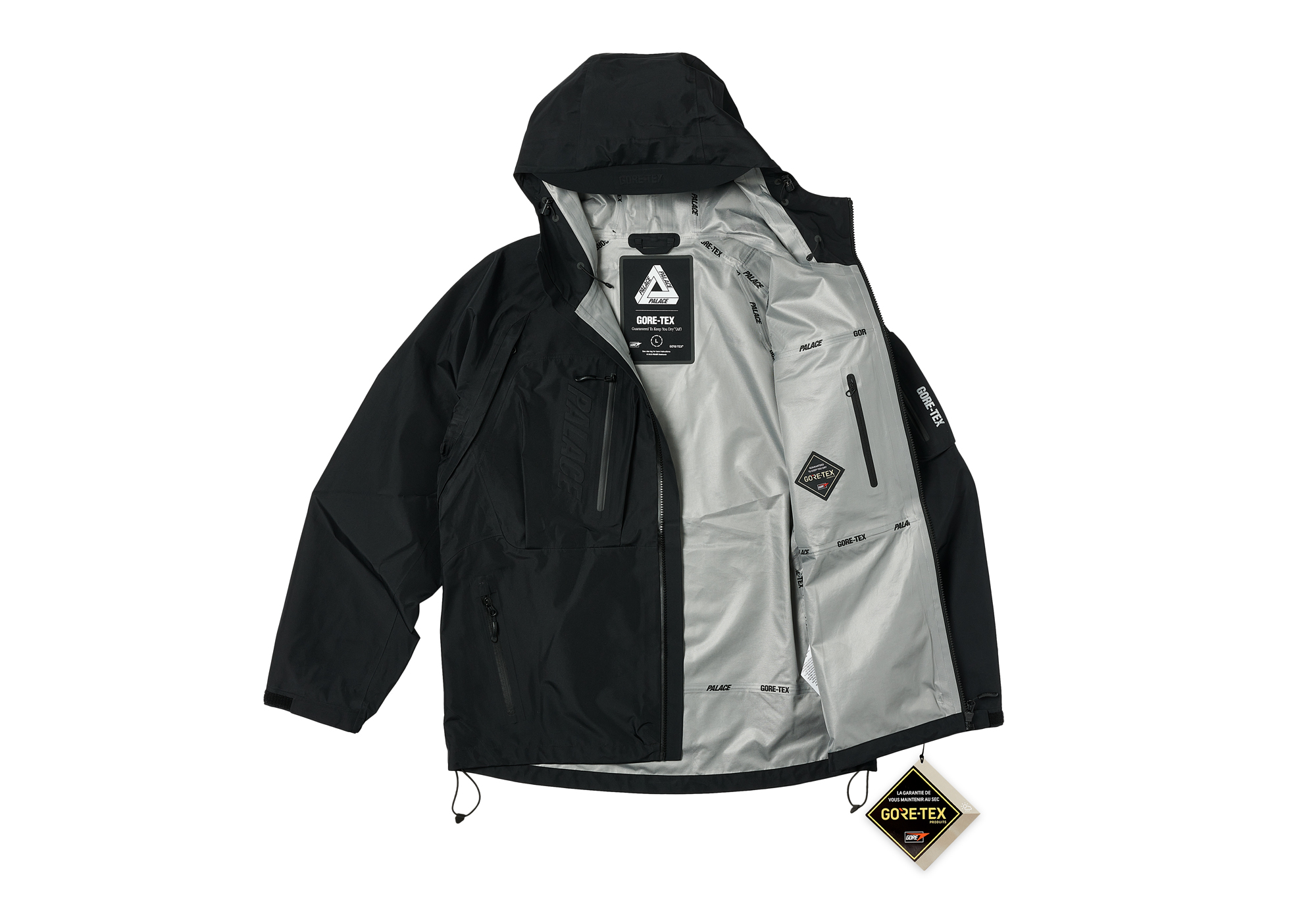 ジャケット・アウター palace gore-tex cargo jacket 23ss black GORE-TEX CARGO JACKET | PALACE SKATEBOARDS