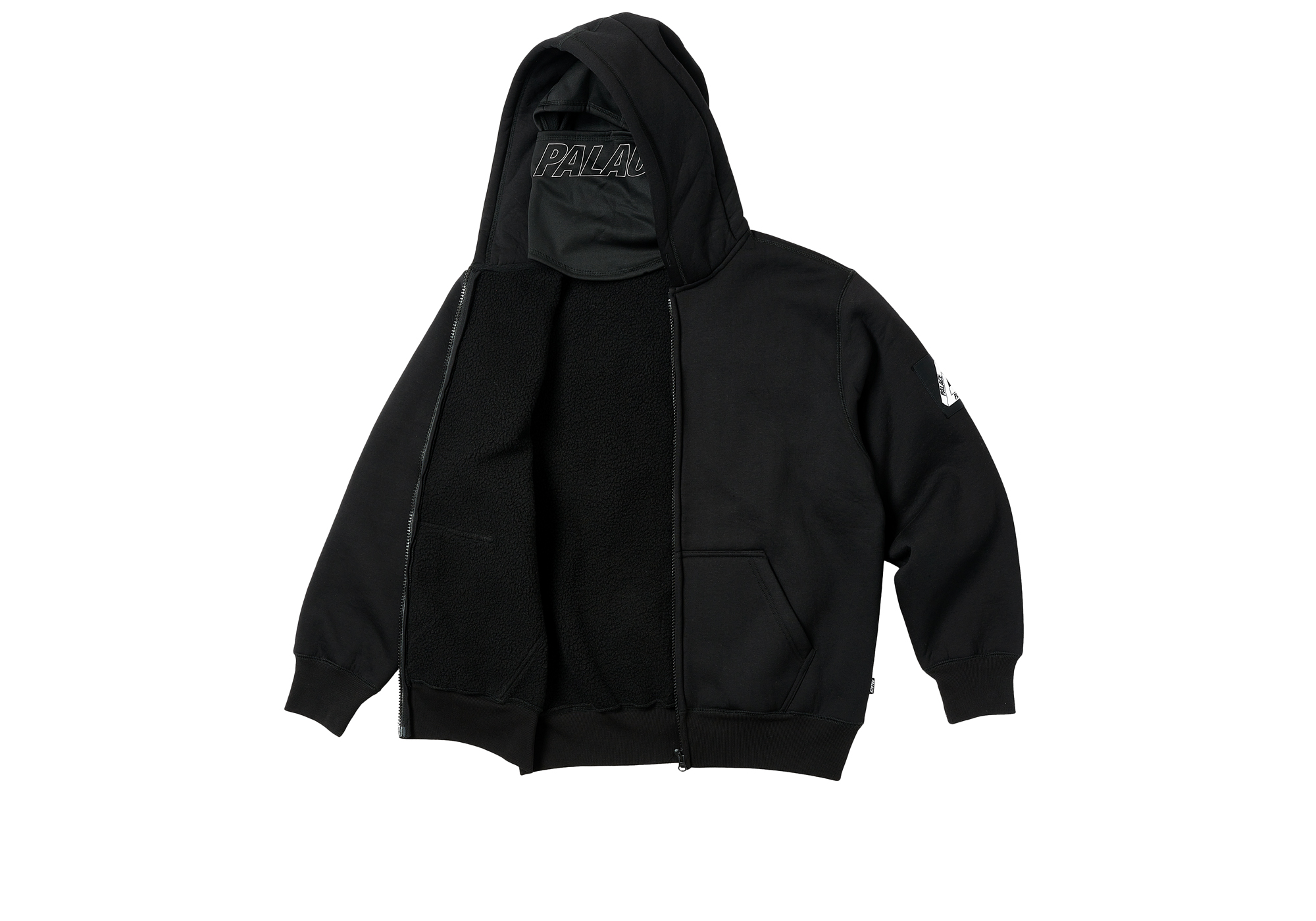 FACEMASK SHEARLING THERMAL HOOD | PALACE SKATEBOARDS