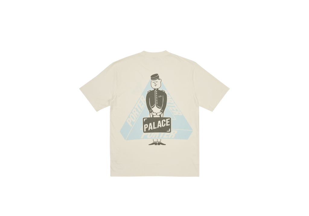 PALACE PORTER T-SHIRT L パレス　ポーター　tee　白 PALACE PORTER T-SHIRT L パレス ポーター tee 白