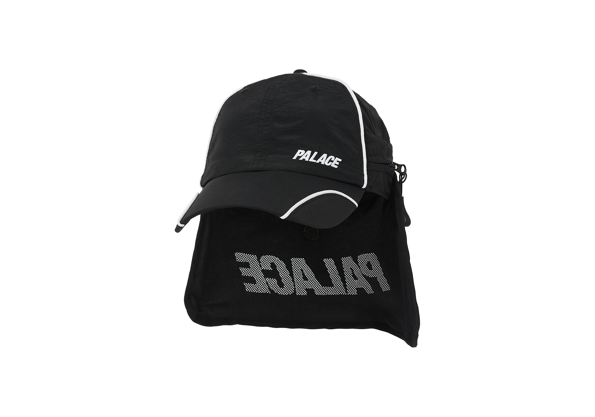 FONT ZIP SHELL NECK SAVER 6-PANEL | PALACE SKATEBOARDS