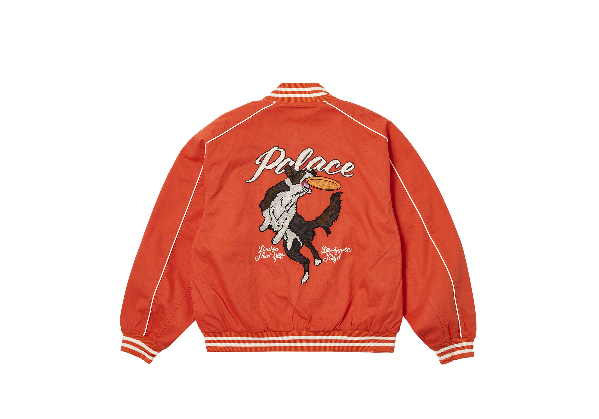 希少palace catch it bomber jacket navy S Buy Palace Catch It Bomber Jacket 'Navy' - P24JK052 | GOAT