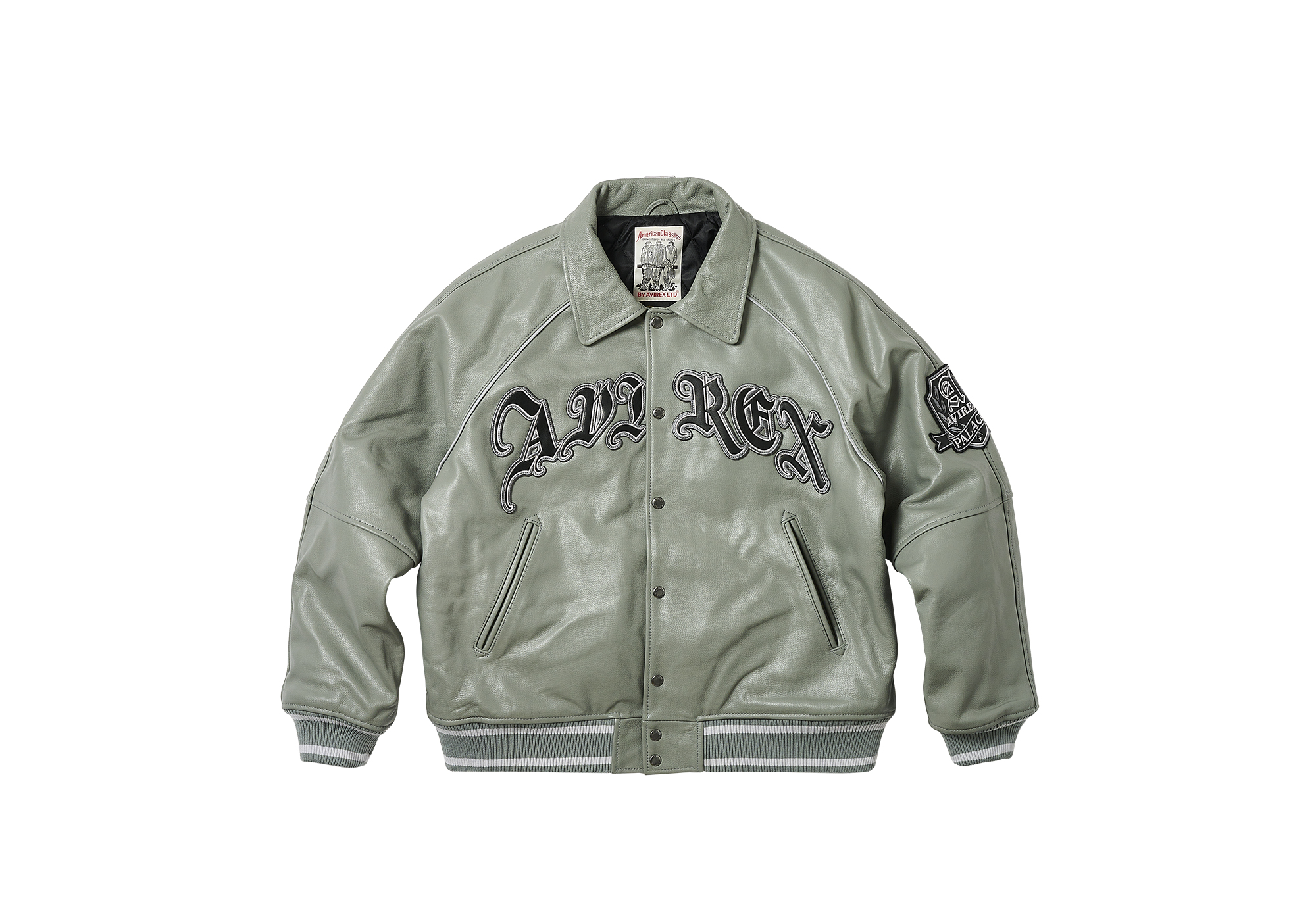 ジャケット・アウター Palace PATCHY LEATHER JACKET MULTI Buy Palace GORE-TEX Going Further Varsity 'Black' - P25JK137