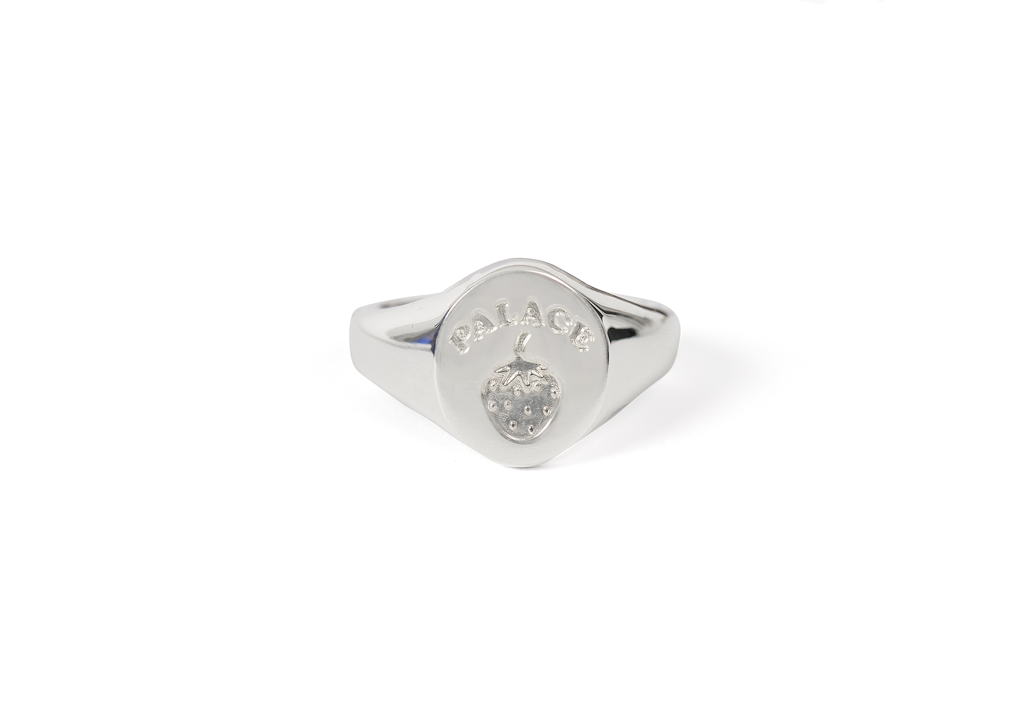 アクセサリー PALACE Strawberry Signet Ring - Silver STRAWBERRY SIGNET RING | PALACE SKATEBOARDS