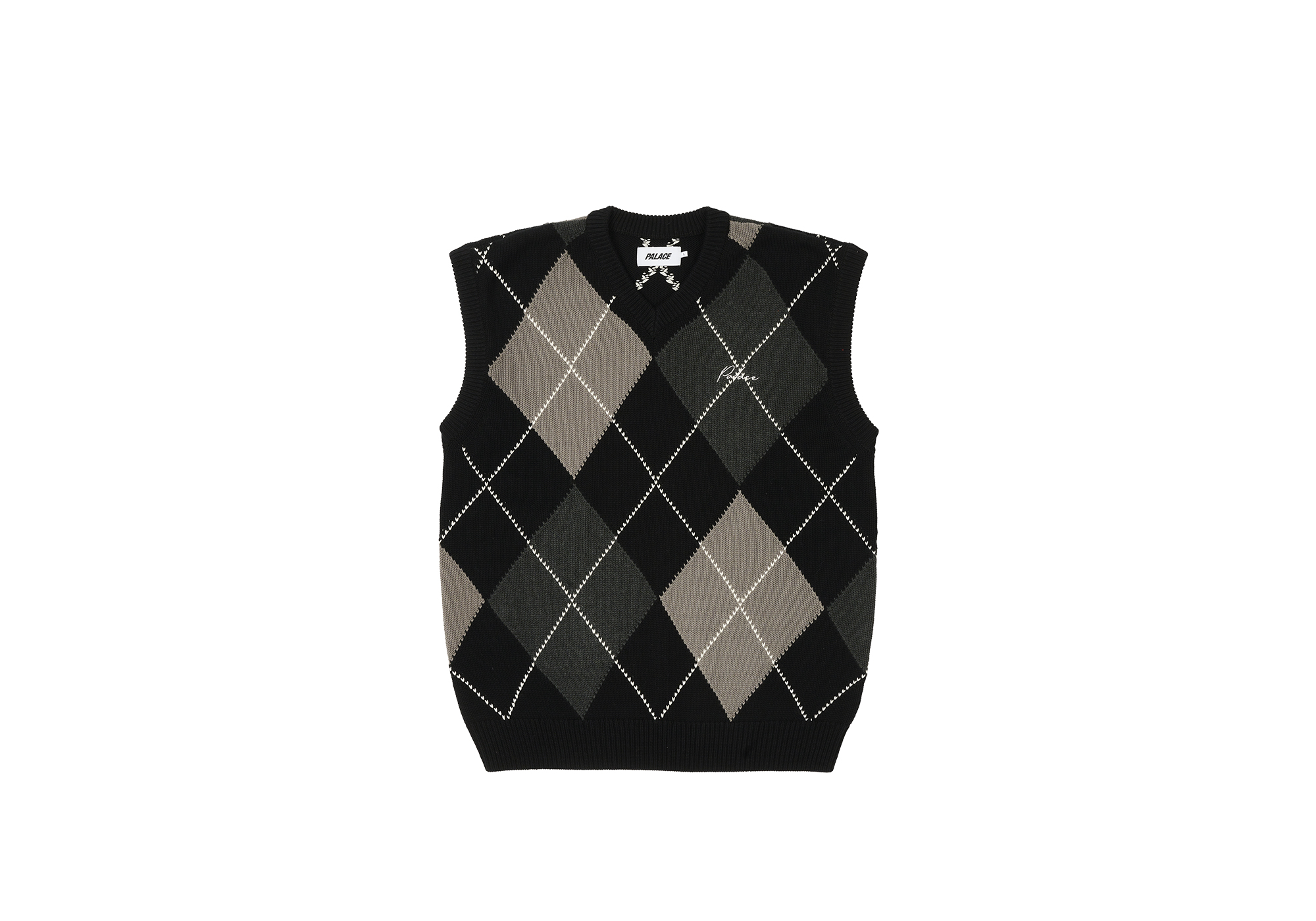 トップス Palace skateboards argyle knit vest ARGYLE KNIT VEST | PALACE SKATEBOARDS