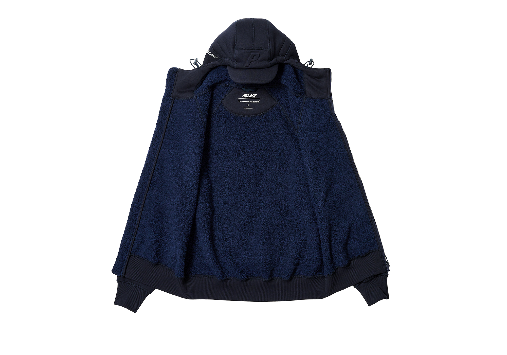 ジャケット・アウター PALACE THERMAL BONDED CAP HOOD BLACK Thermal Bonded Cap Hood Black - Winter 2024 - Palace Community