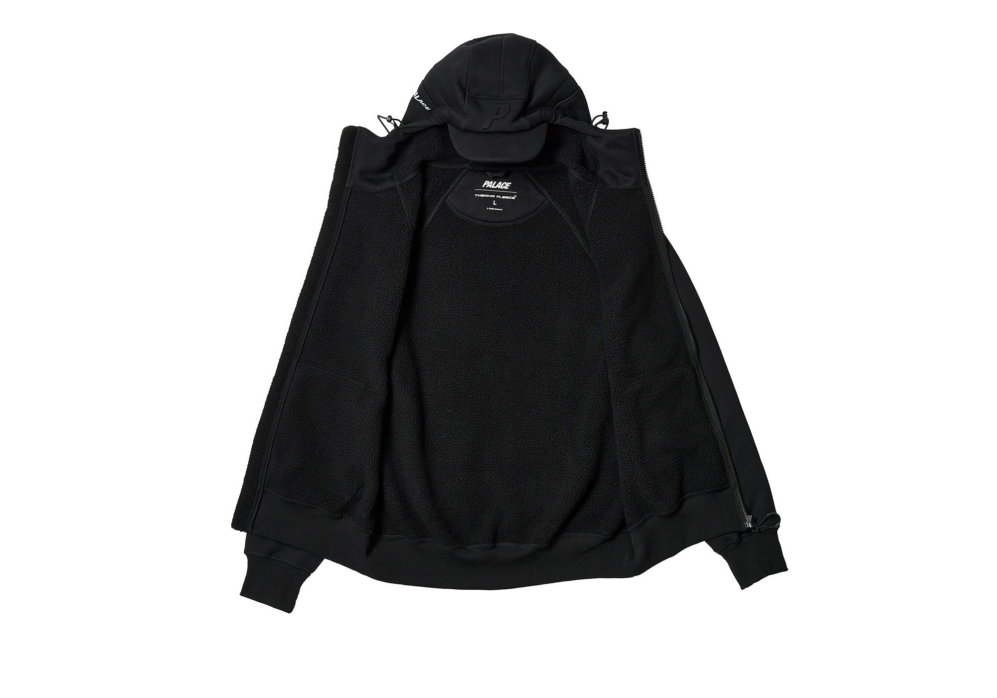 ジャケット・アウター PALACE THERMAL BONDED CAP HOOD BLACK THERMAL BONDED CAP HOOD | PALACE SKATEBOARDS
