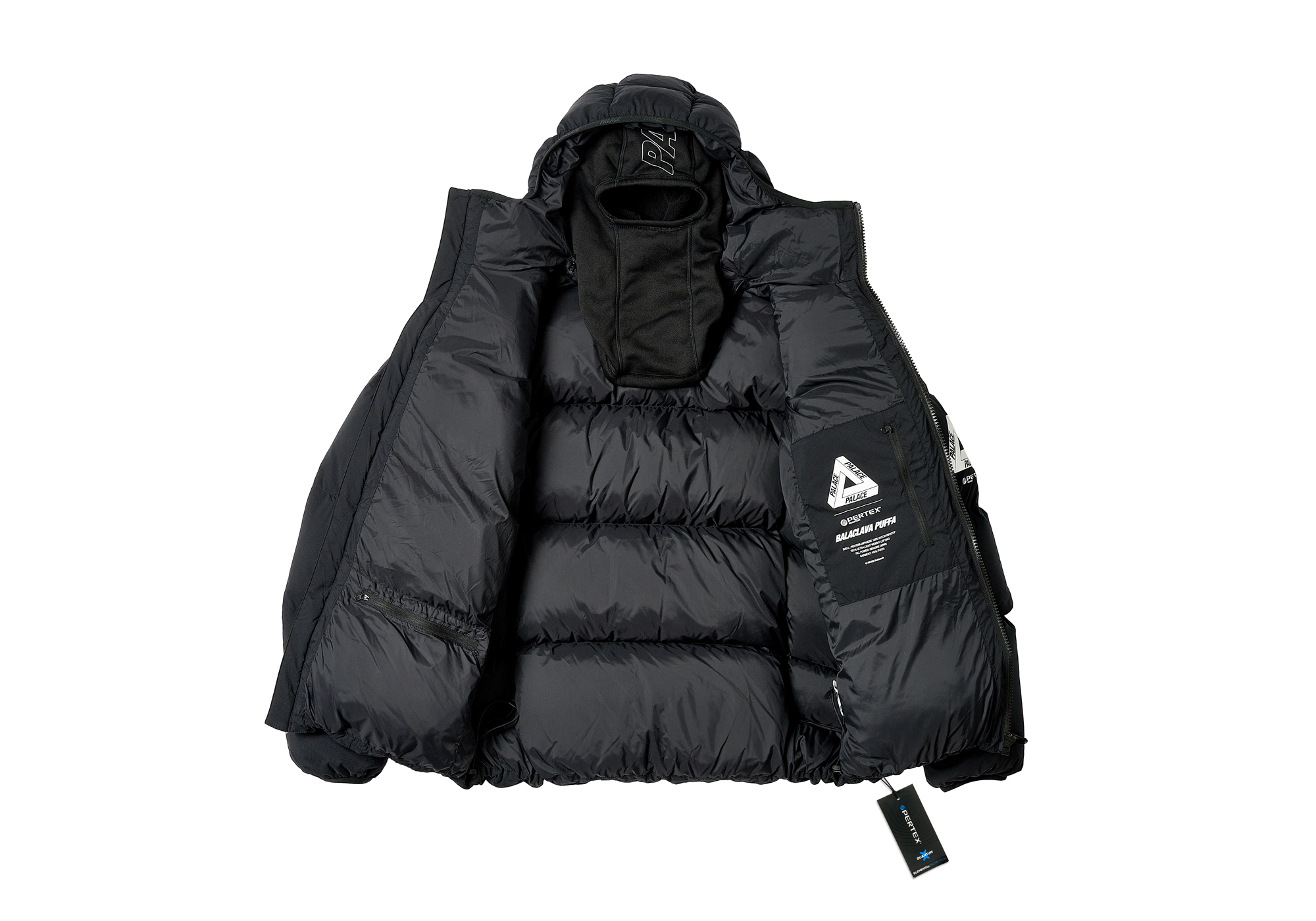 PALACE SKATEBOARDS RIPSTOP PUFFA 黒 XL Palace Ripstop Puffa 'Black' P25JK114
