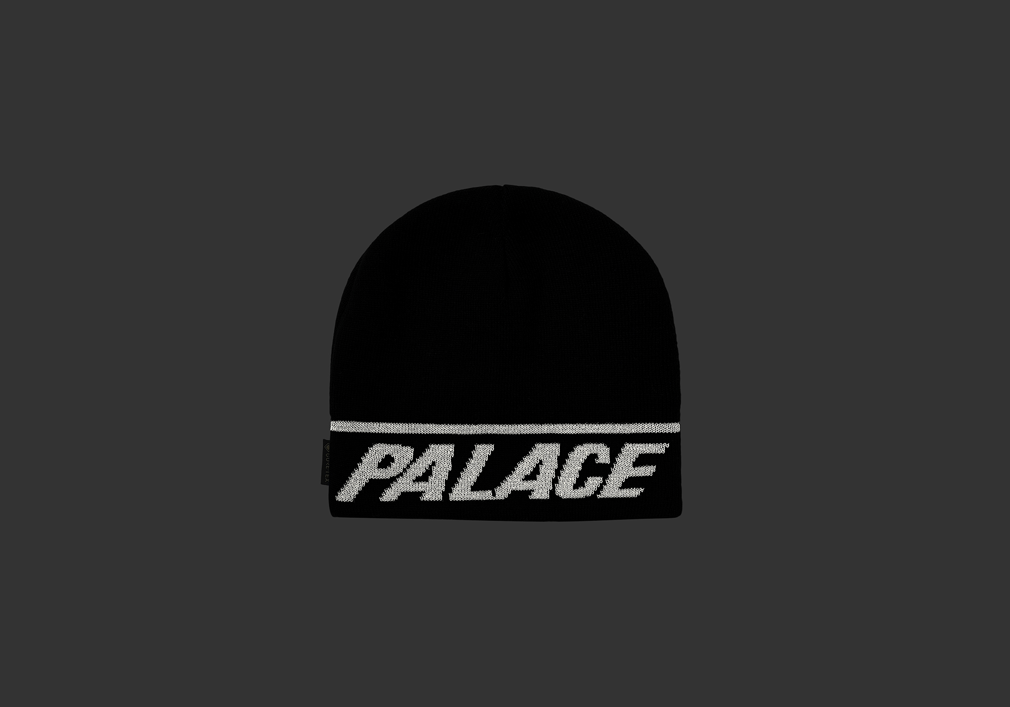 24w PALACE skateboards FONT BEANIE 黒 GORE-TEX NEIN CUFF BEANIE | PALACE SKATEBOARDS