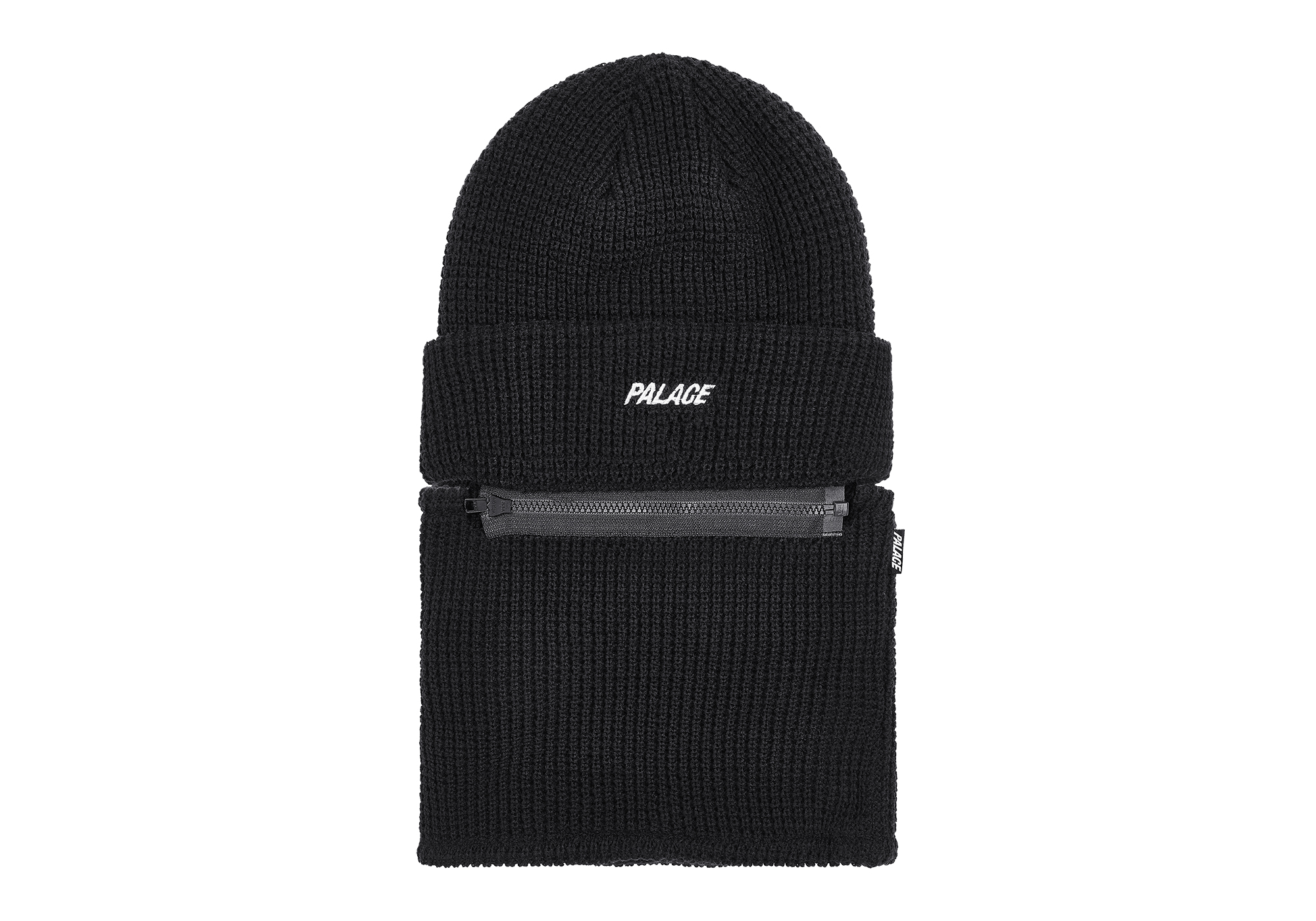 ZIP OFF FACEWARMER P BEANIE | PALACE SKATEBOARDS