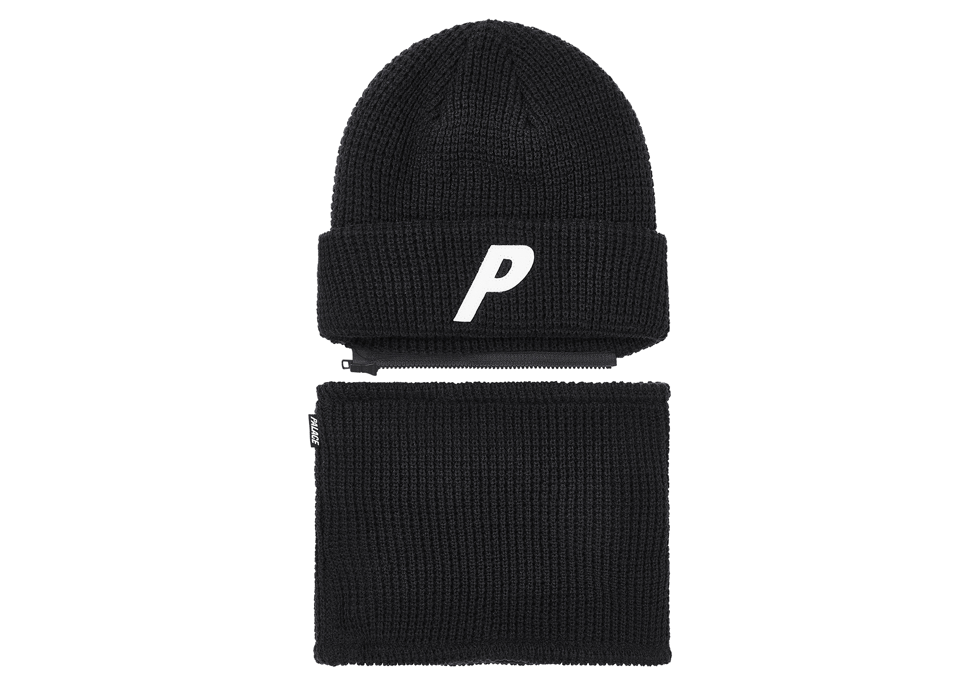 帽子 PALACE SKATEBOARDS BEANIE Palace Skateboards Teddy Beanie Black Size L/XL FW23 Faux