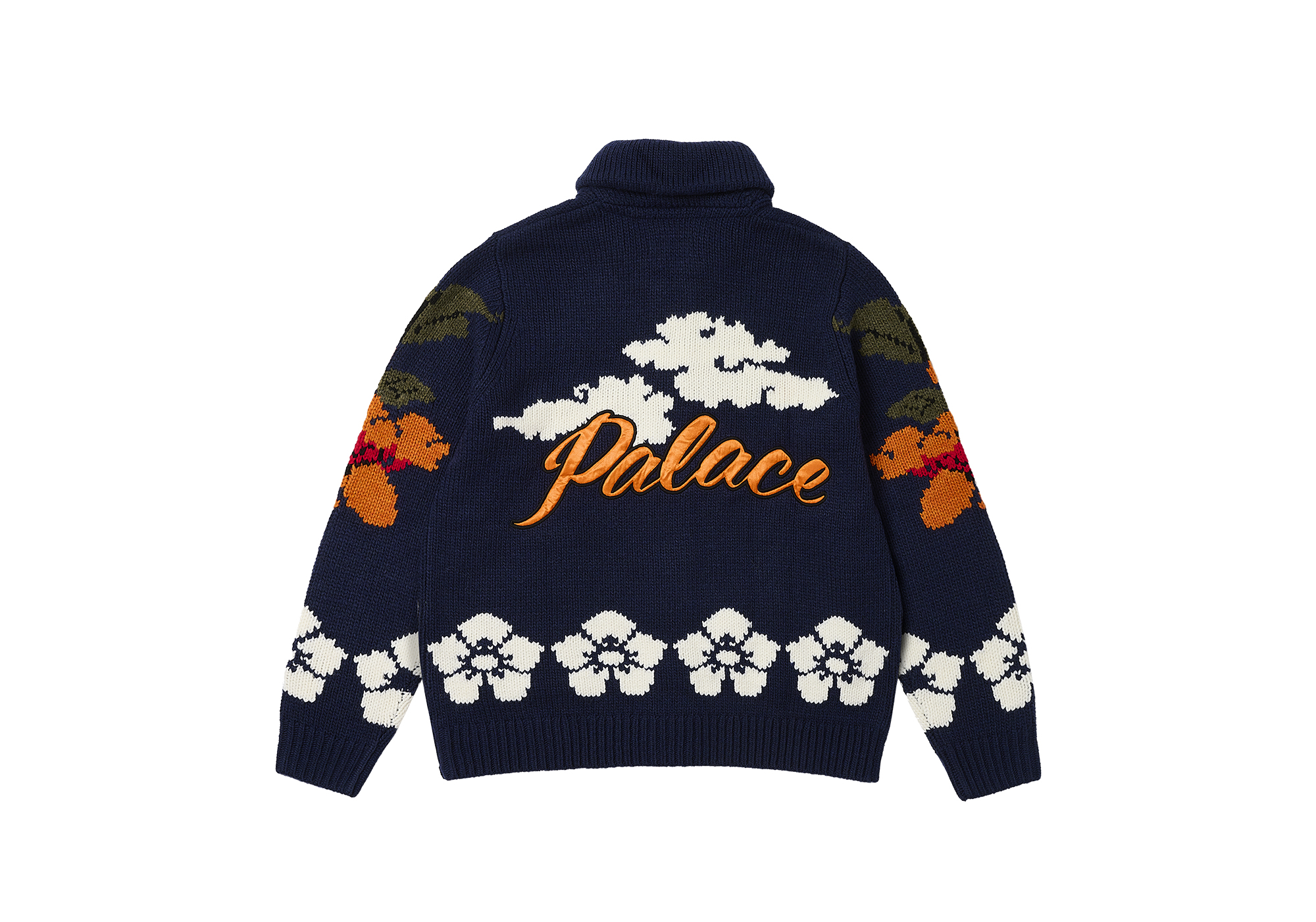 トップス Palace Devil Knit Sweater Palace Demon Cowichan Knit Blue Men's - FW23 - US