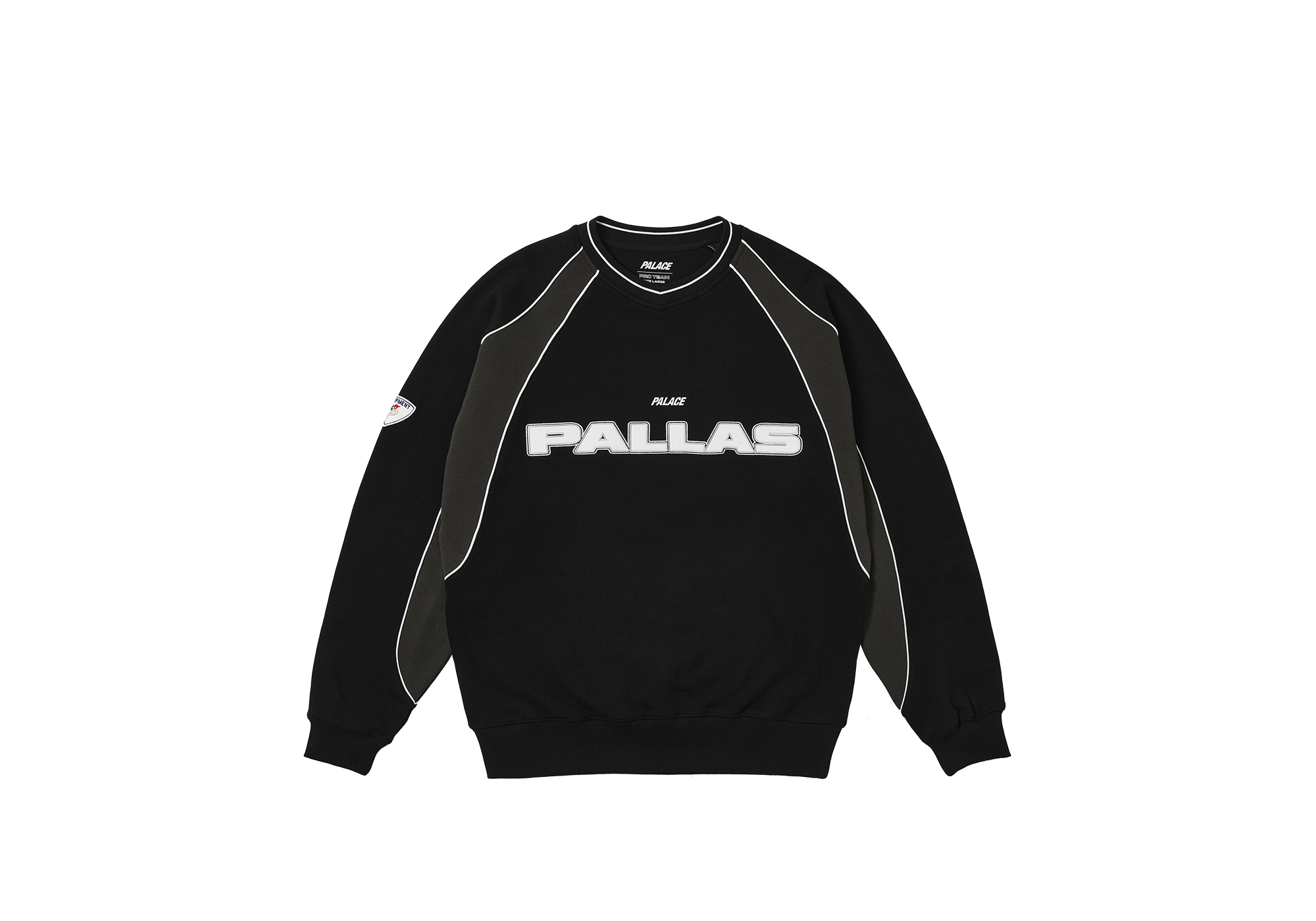 pallas palace シャツ Palace Skateboards “Pallas” Crew Size S Gray Sweatshirt FW19