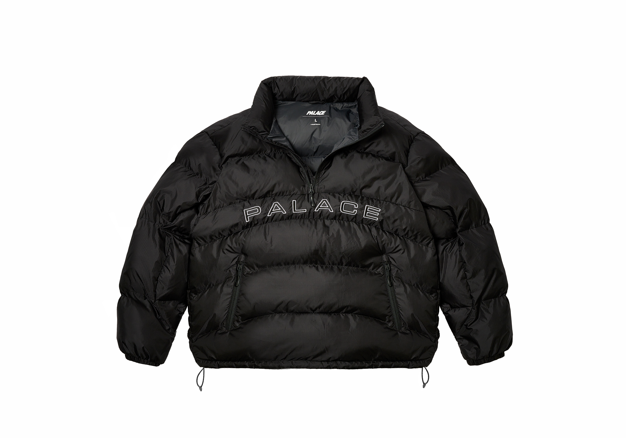 ジャケット・アウター PALACE RIPSTOP ARC PUFFA GRAY Palace Ripstop Arc Puffer Jacket Grey Men's - FW23 - US