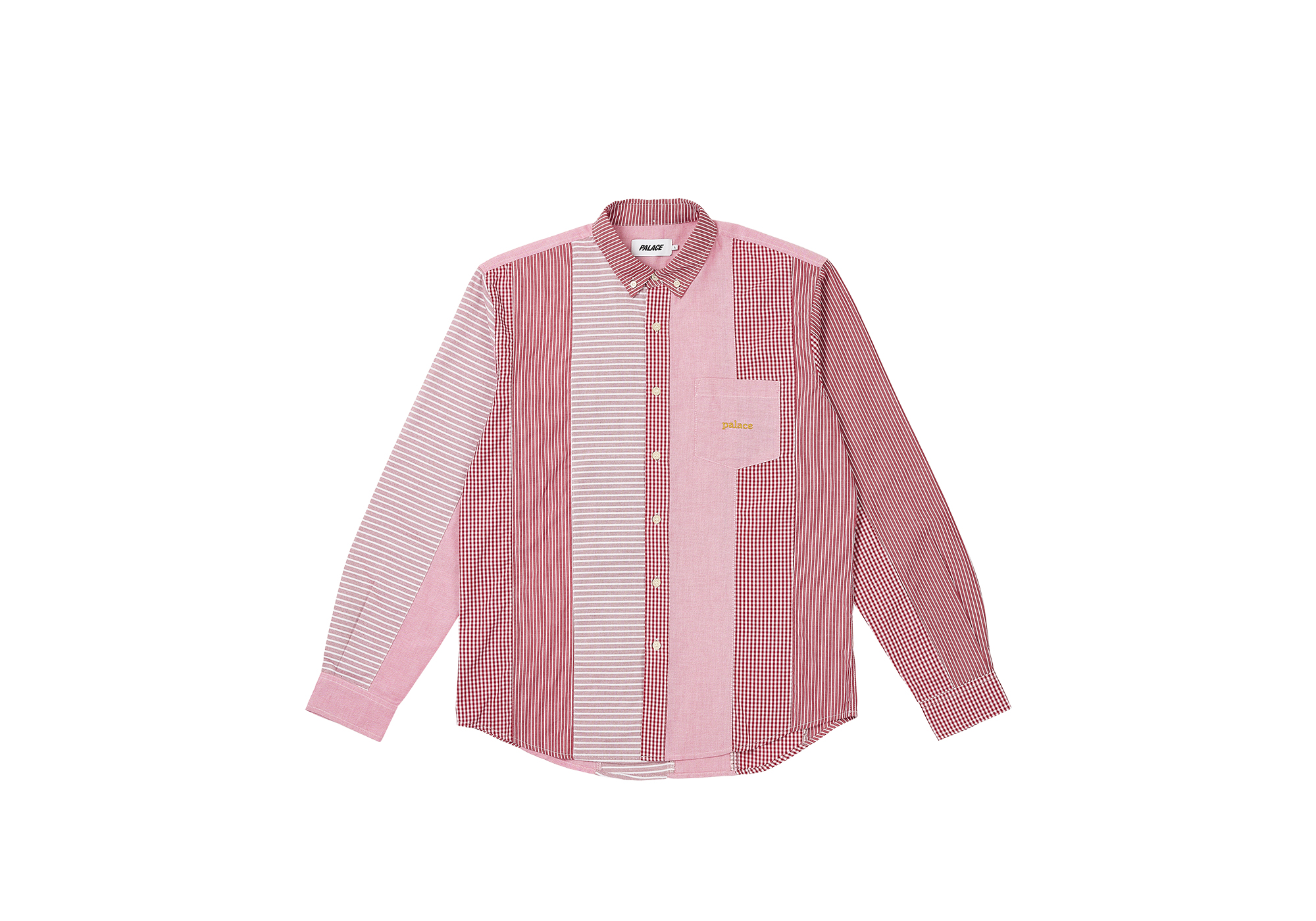PATCHWORK STRIPE SHIRT | PALACE SKATEBOARDS
