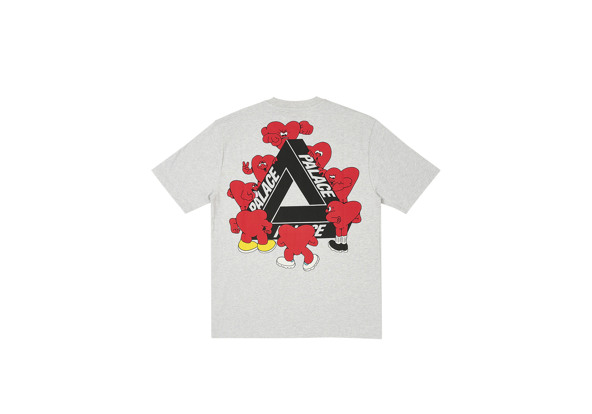 Palace TRI-HEARTS T-SHIRT 【M】 Palace Tri-Hearts T-shirt Black Men's - SS24 - US