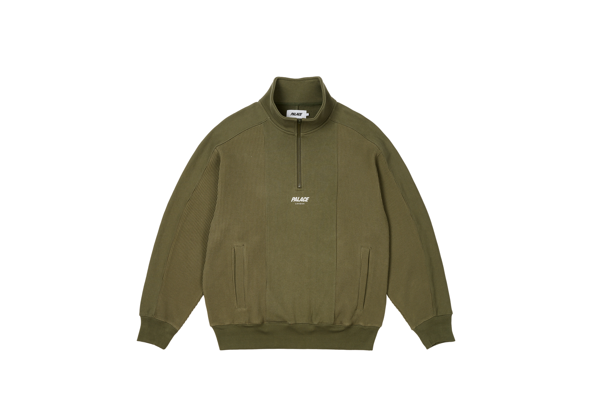 トップス Palace Waffle On 1/4 Zip WAFFLE ON 1/4 ZIP | PALACE SKATEBOARDS