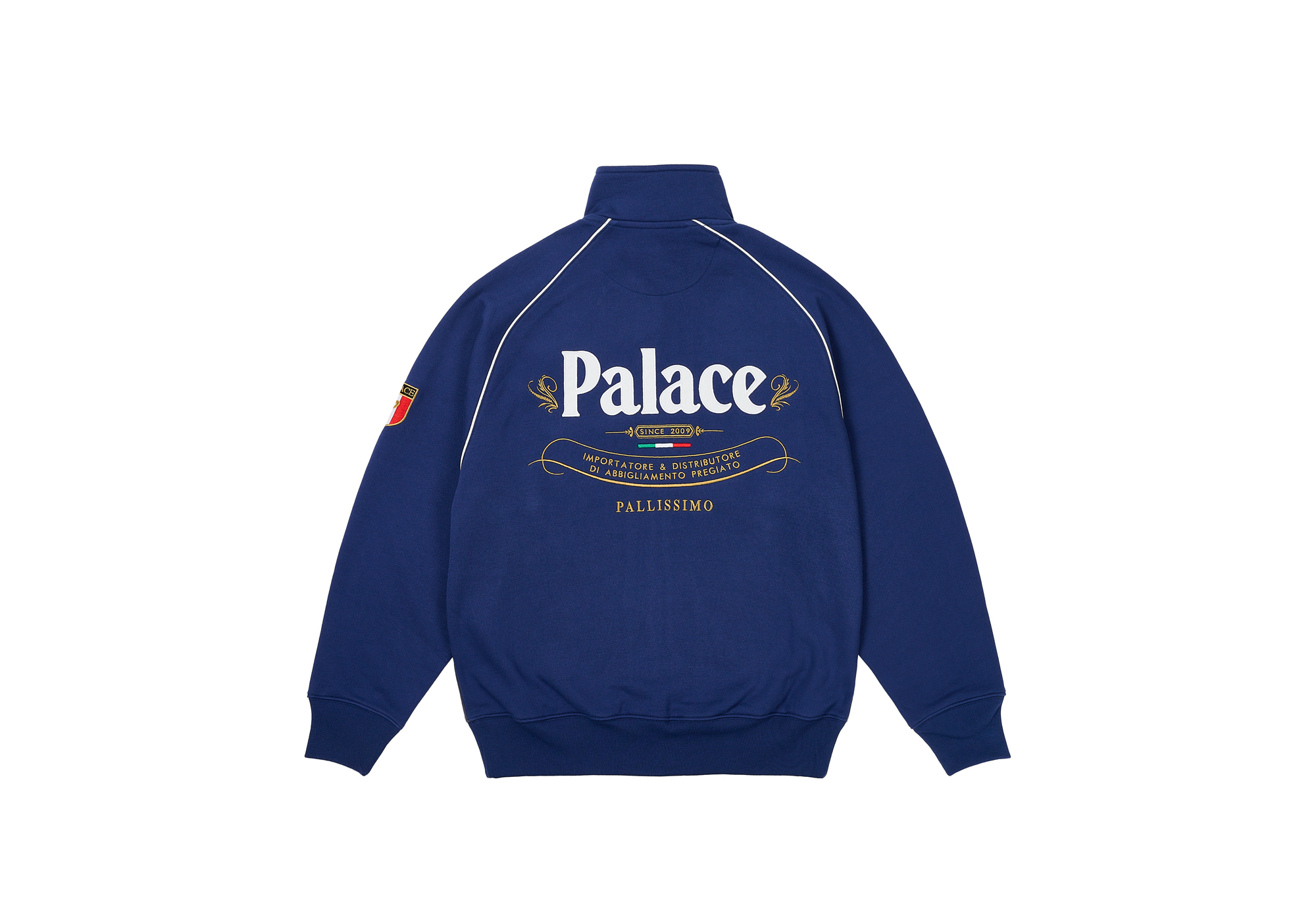 トップス PALACE SKATEBOARDS Zip Sweater NAVY Palace International 1/4 Zip Navy - Holiday 2024 - Palace