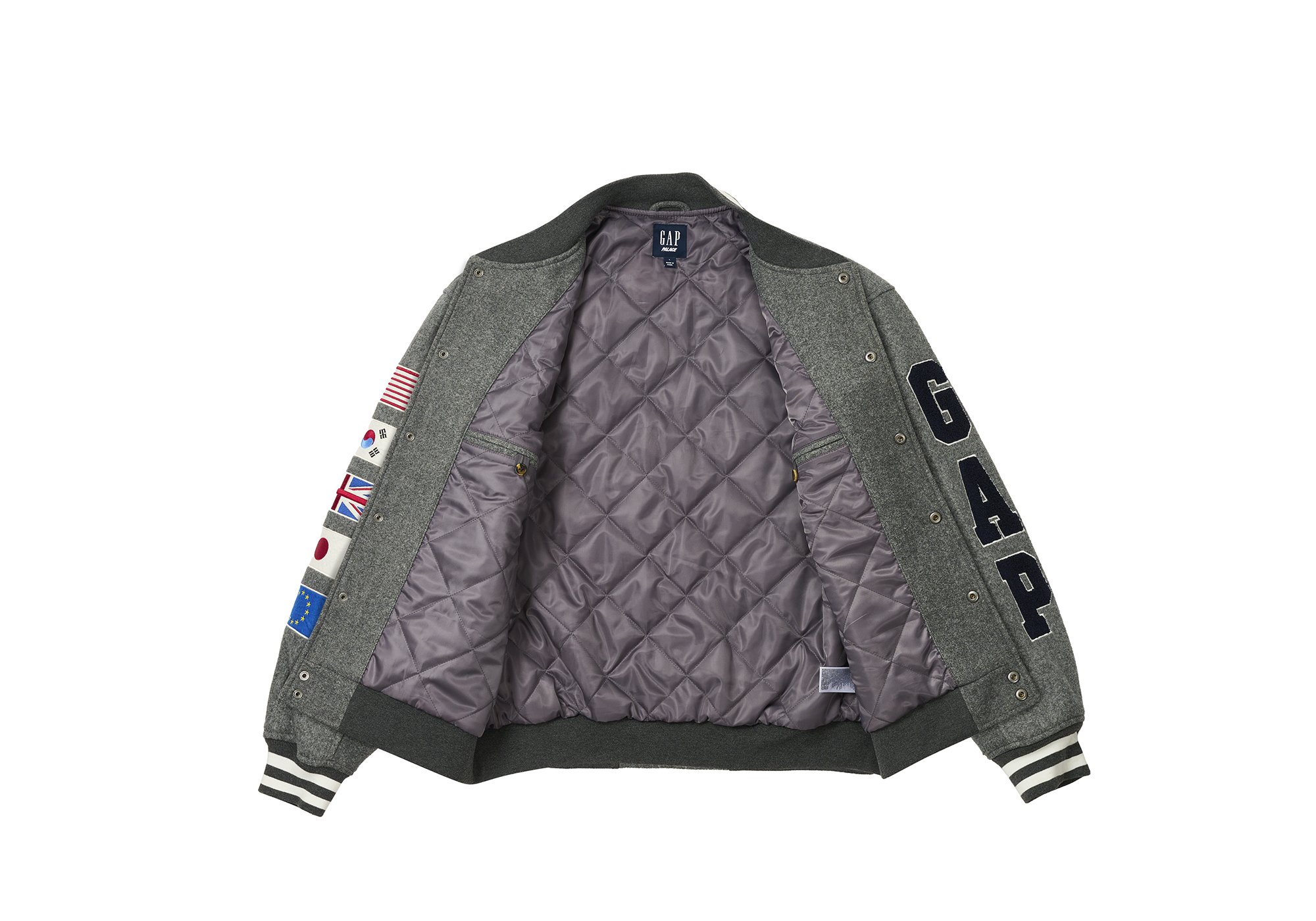 PALACE GAP VARSITY JACKET | PALACE SKATEBOARDS