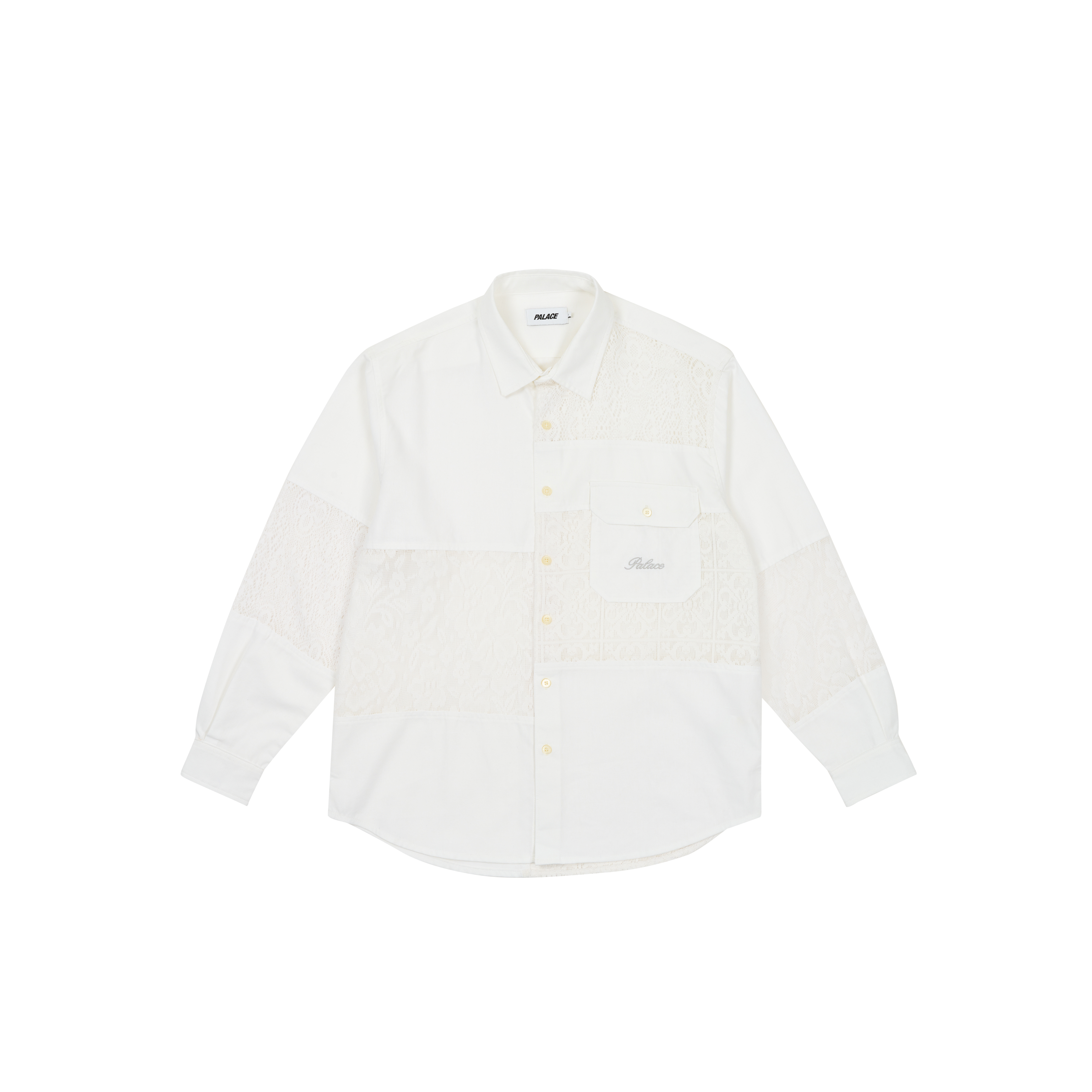 CROCHET PATCHWORK SHIRT | PALACE SKATEBOARDS