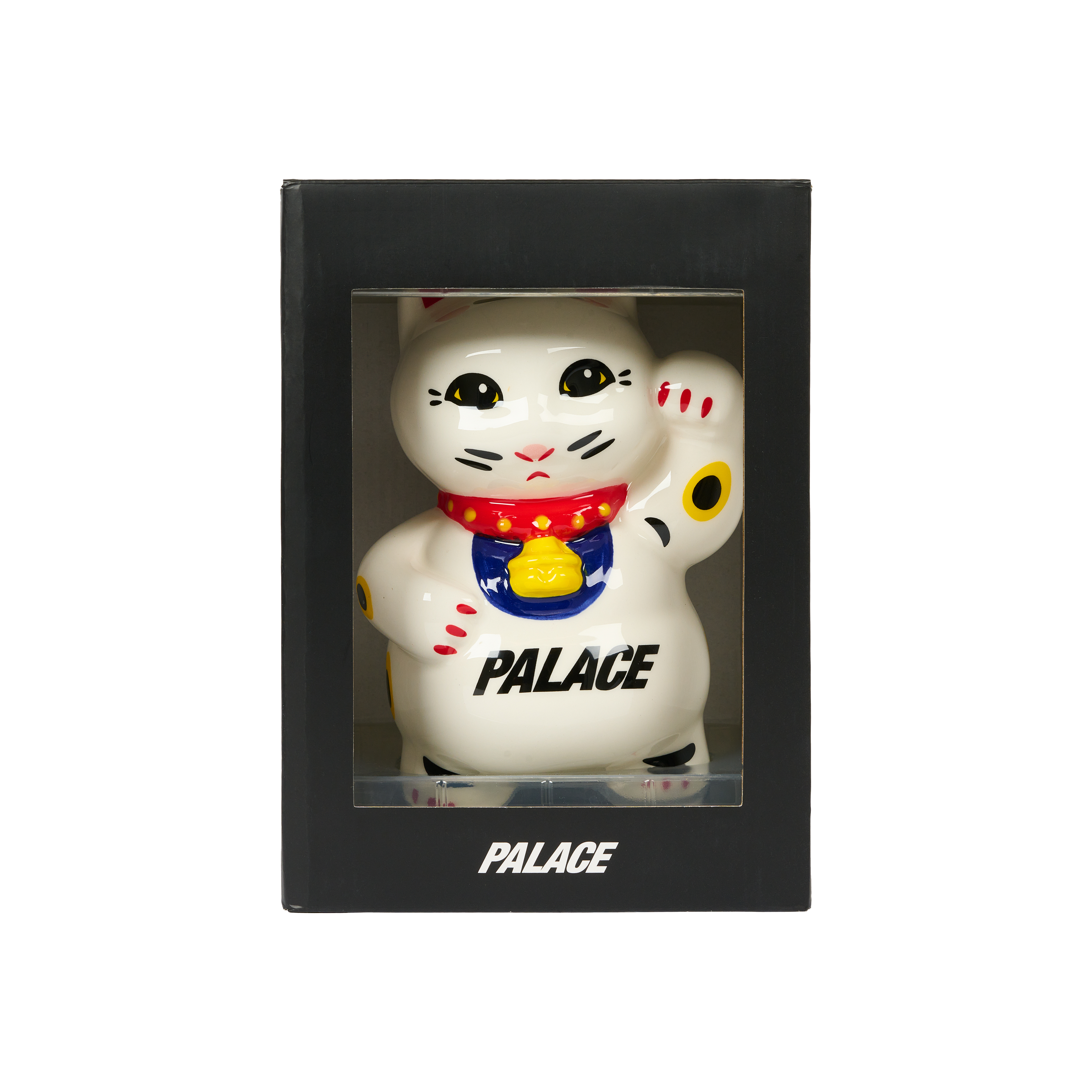 PALACE LUCKY CAT MONEY BANK WHITE 招き猫 Palace Lucky Cat Money Bank White Men's - SS24 - US
