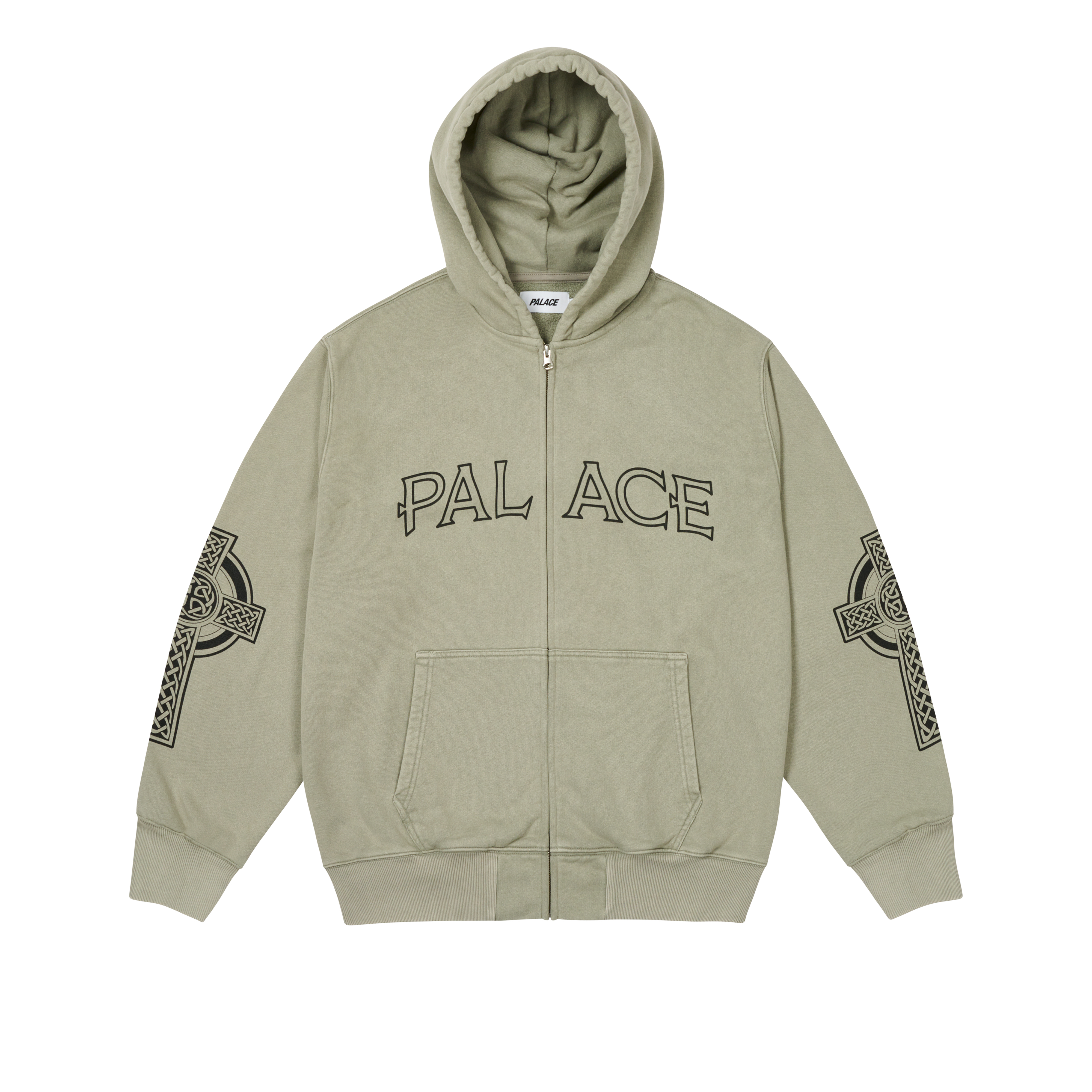 【XLサイズ】PALACE Celtic Zip Hood Sage パレス CELTIC ZIP HOOD | PALACE SKATEBOARDS