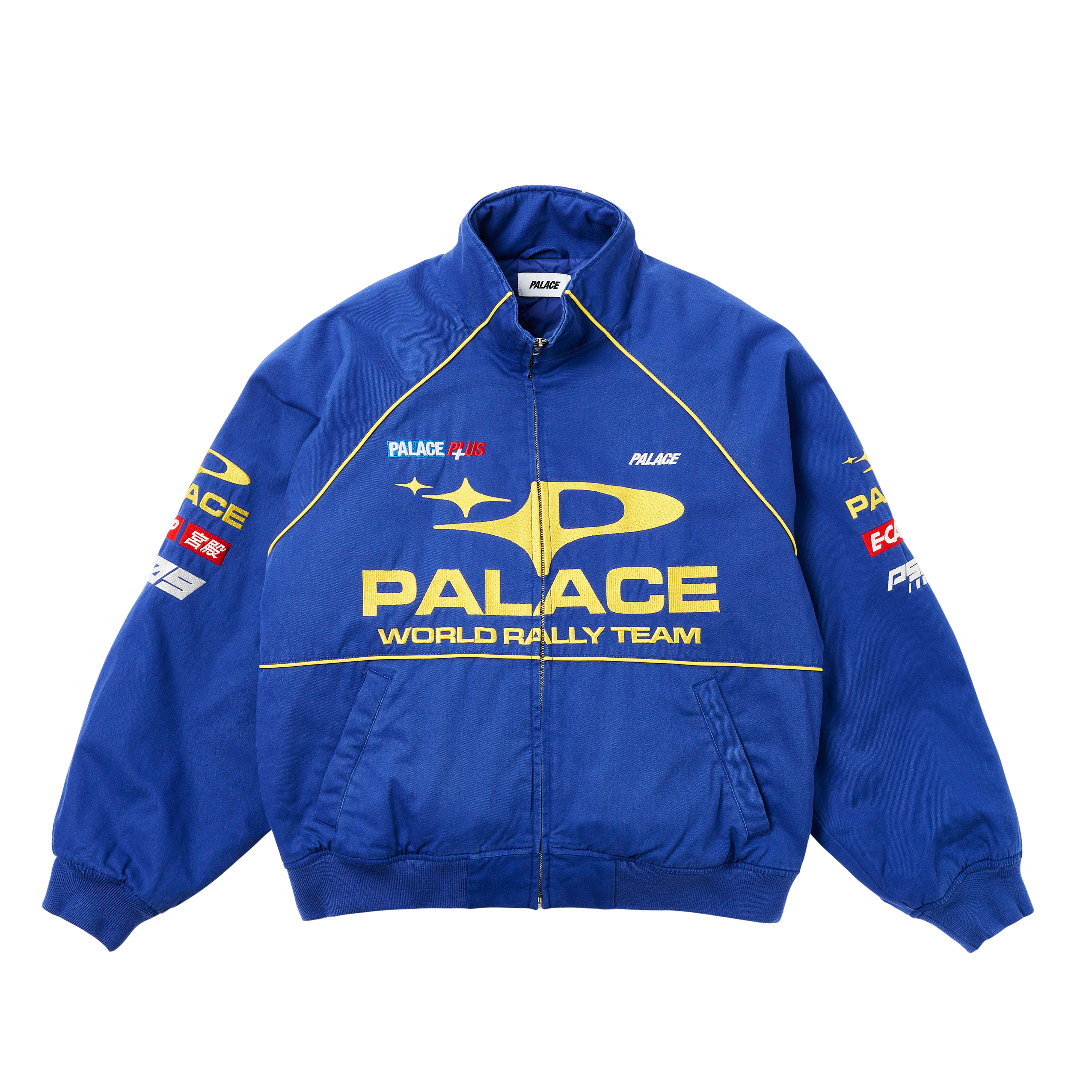 PALACE WORLD RALLY TEAM ブラックジャケット Palace Week 6 Autumn'24 - Pally Rally Jacket & Rally Team