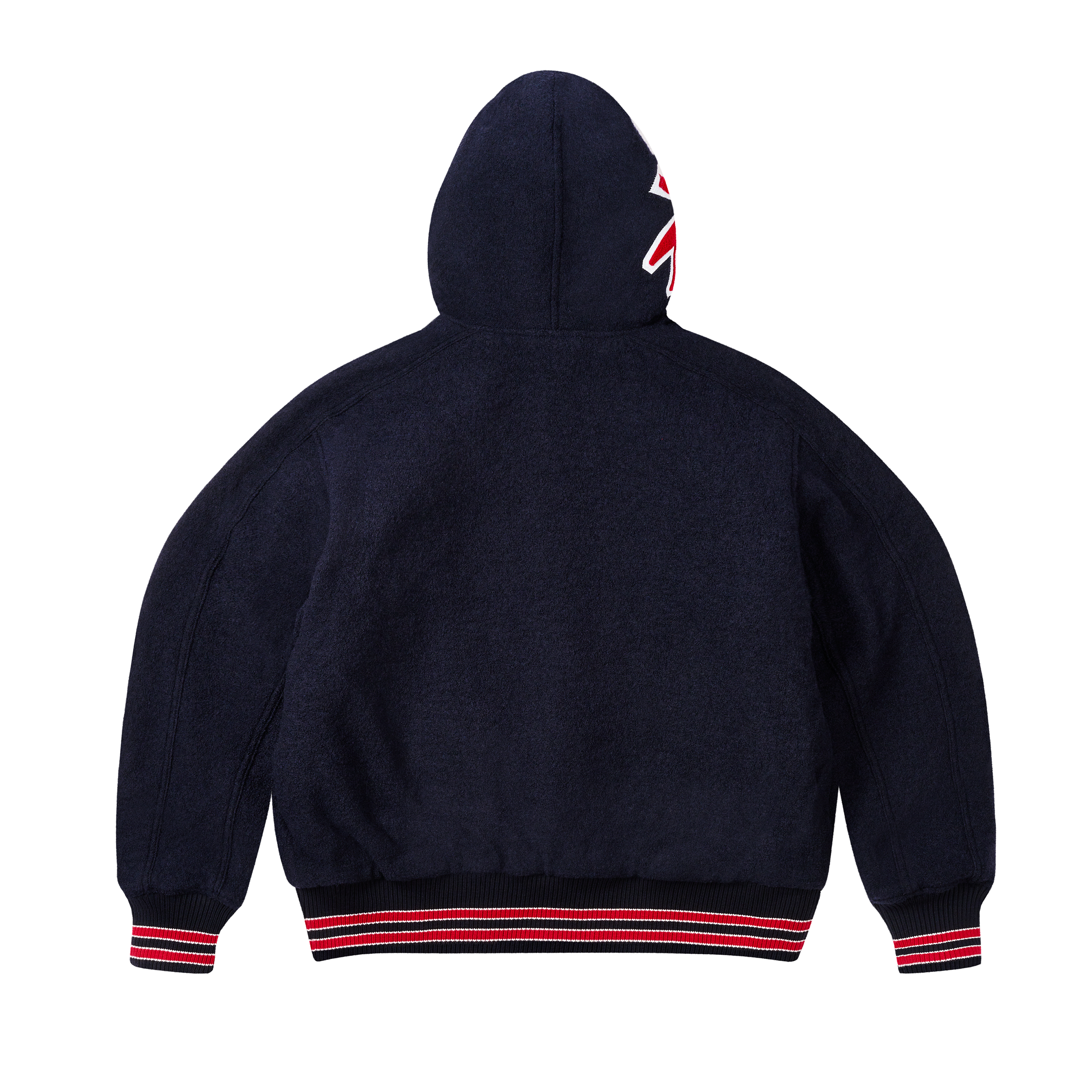 最安！MサイズPALACE HOODED VARSITY JACKET NAVY 1723045131-palace-2024-autumn-