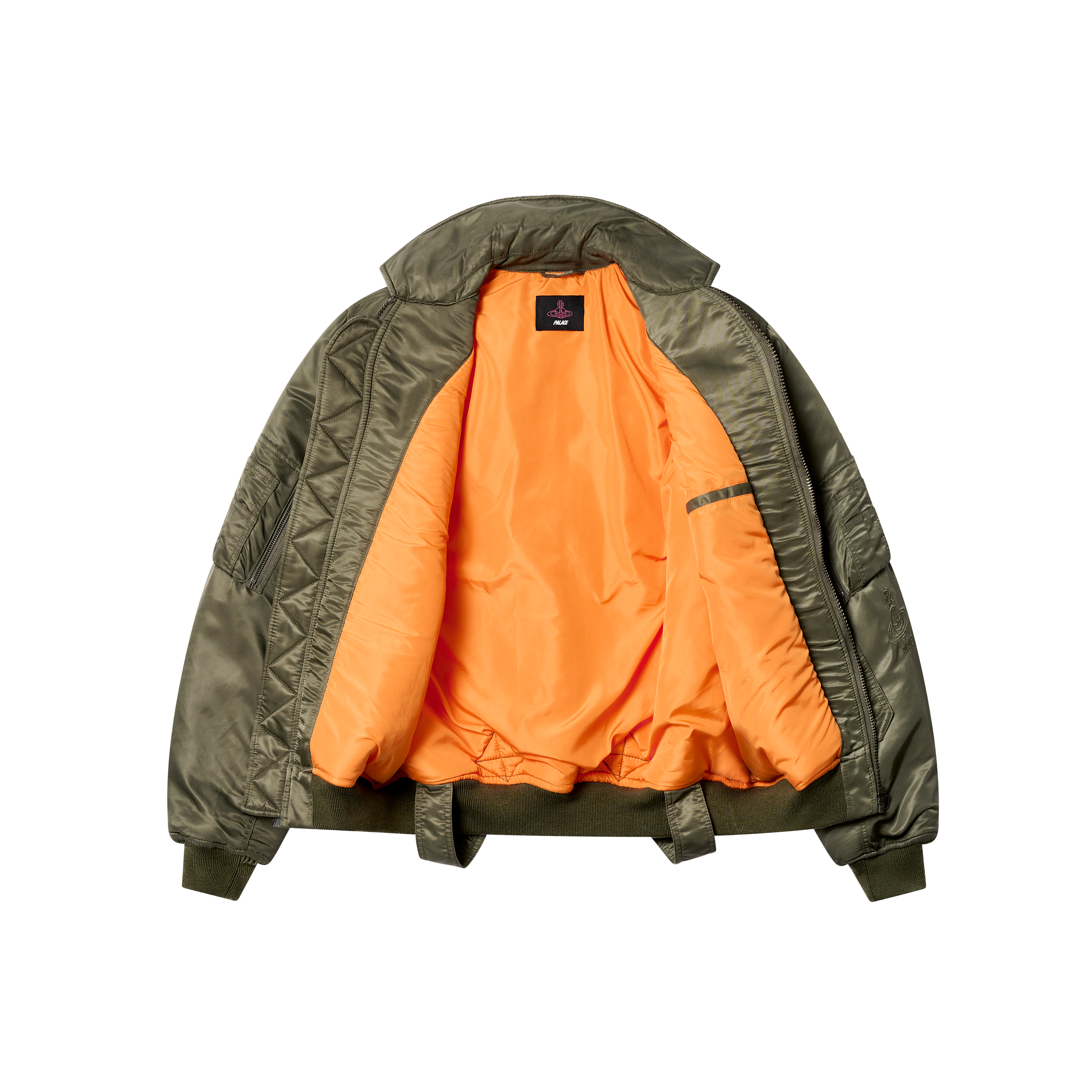 ジャケット・アウター PALACE Vivienne Westwood Flight Jacket Palace Vivienne Westwood Flight Jacket Black - Palace