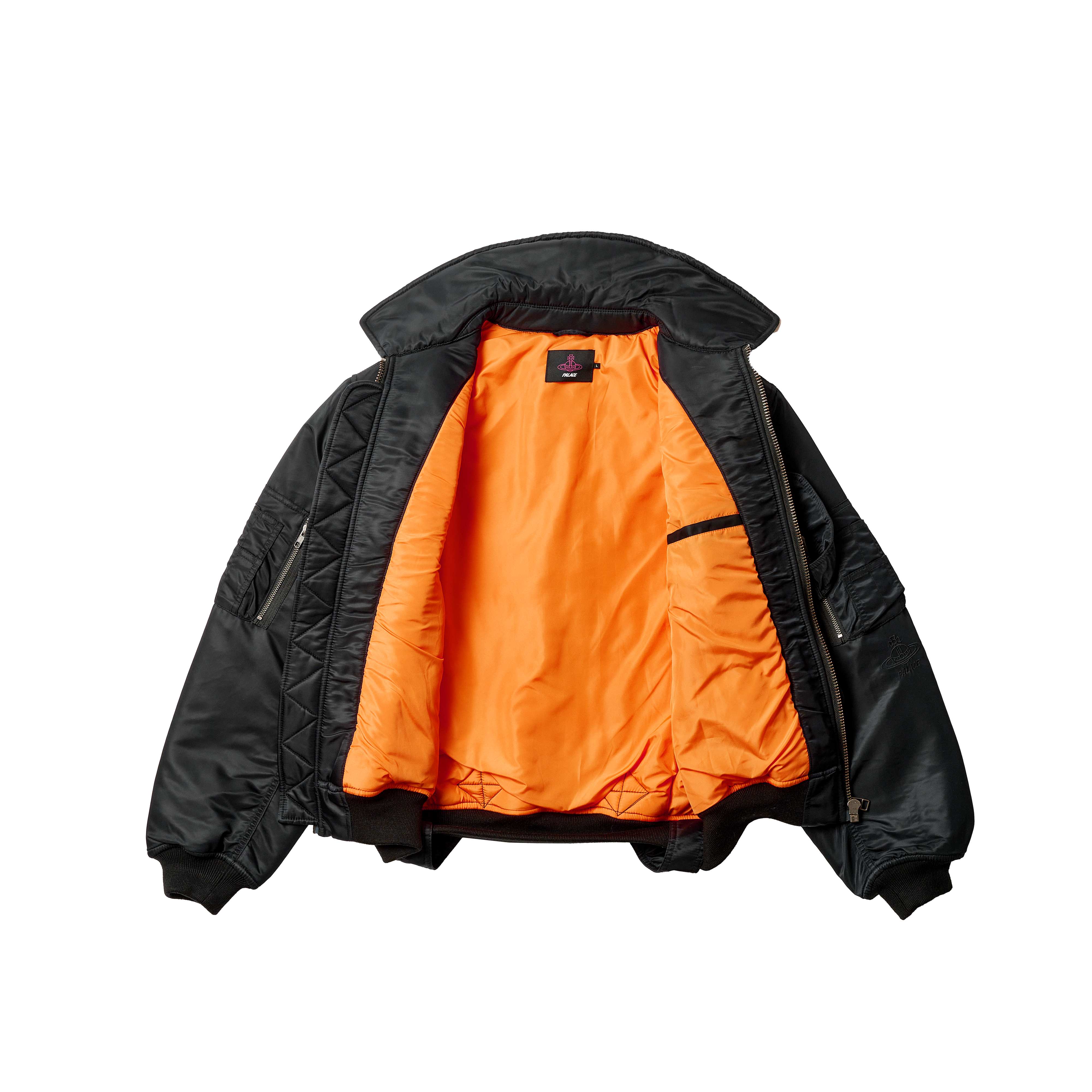 ジャケット・アウター PALACE Vivienne Westwood Flight Jacket Palace Vivienne Westwood Flight Jacket Black - Palace