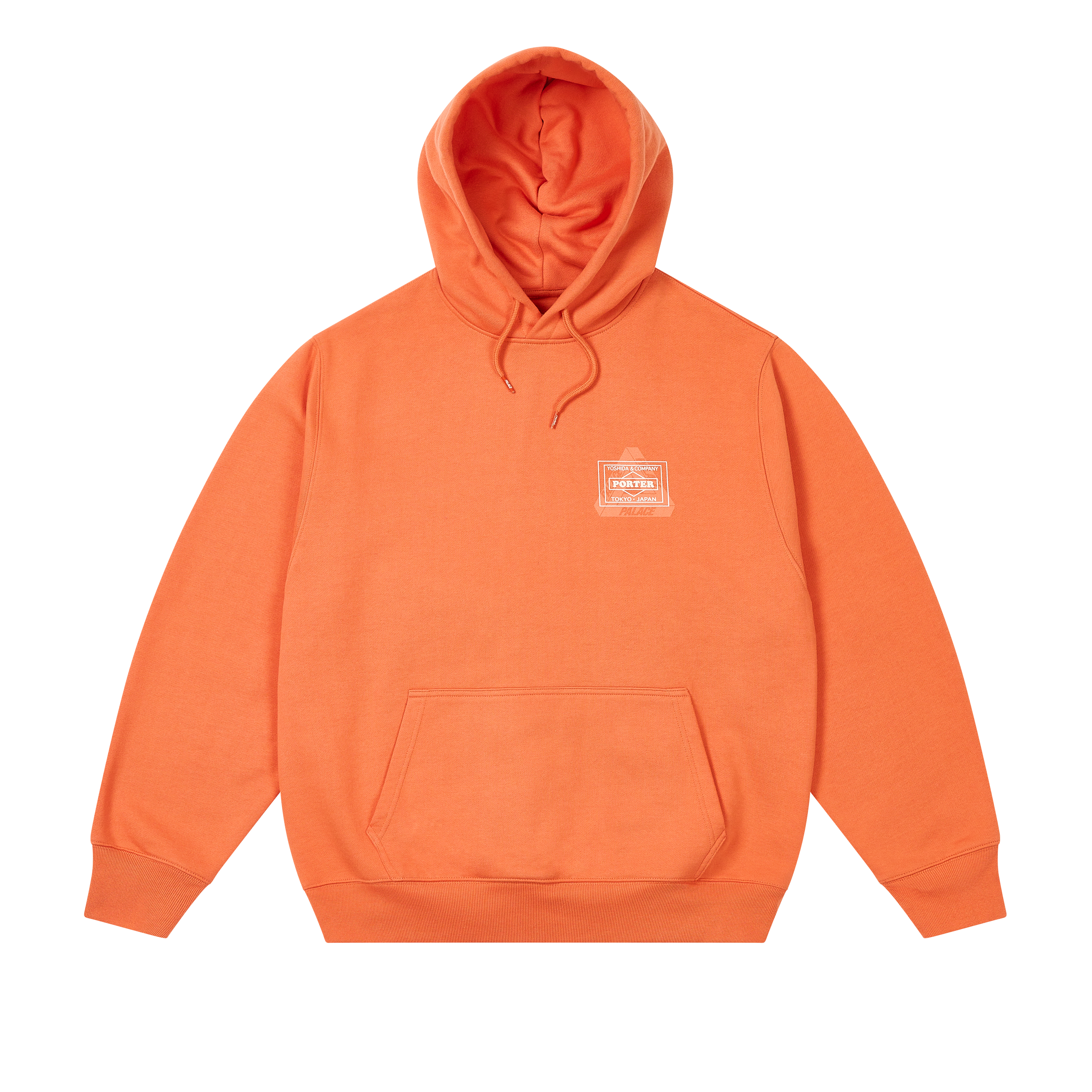 【Palace x Porter】Hoodie★Orange★24FW★ Palace Joins Forces x PORTER-YOSHIDA Co Collaboration
