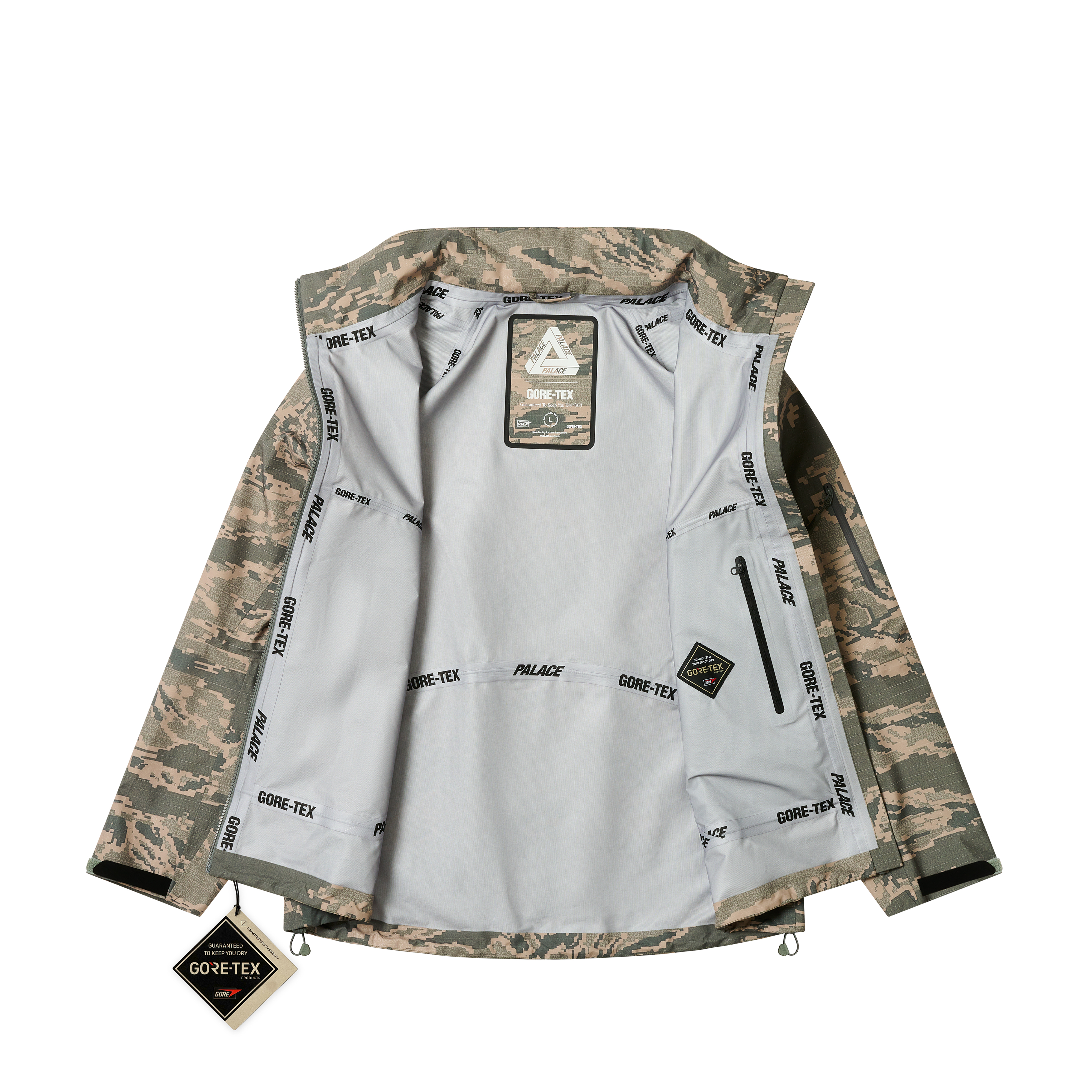 Palace GORE-TEX 3L M-Tek Jacket Blue Men's - FW24 - US