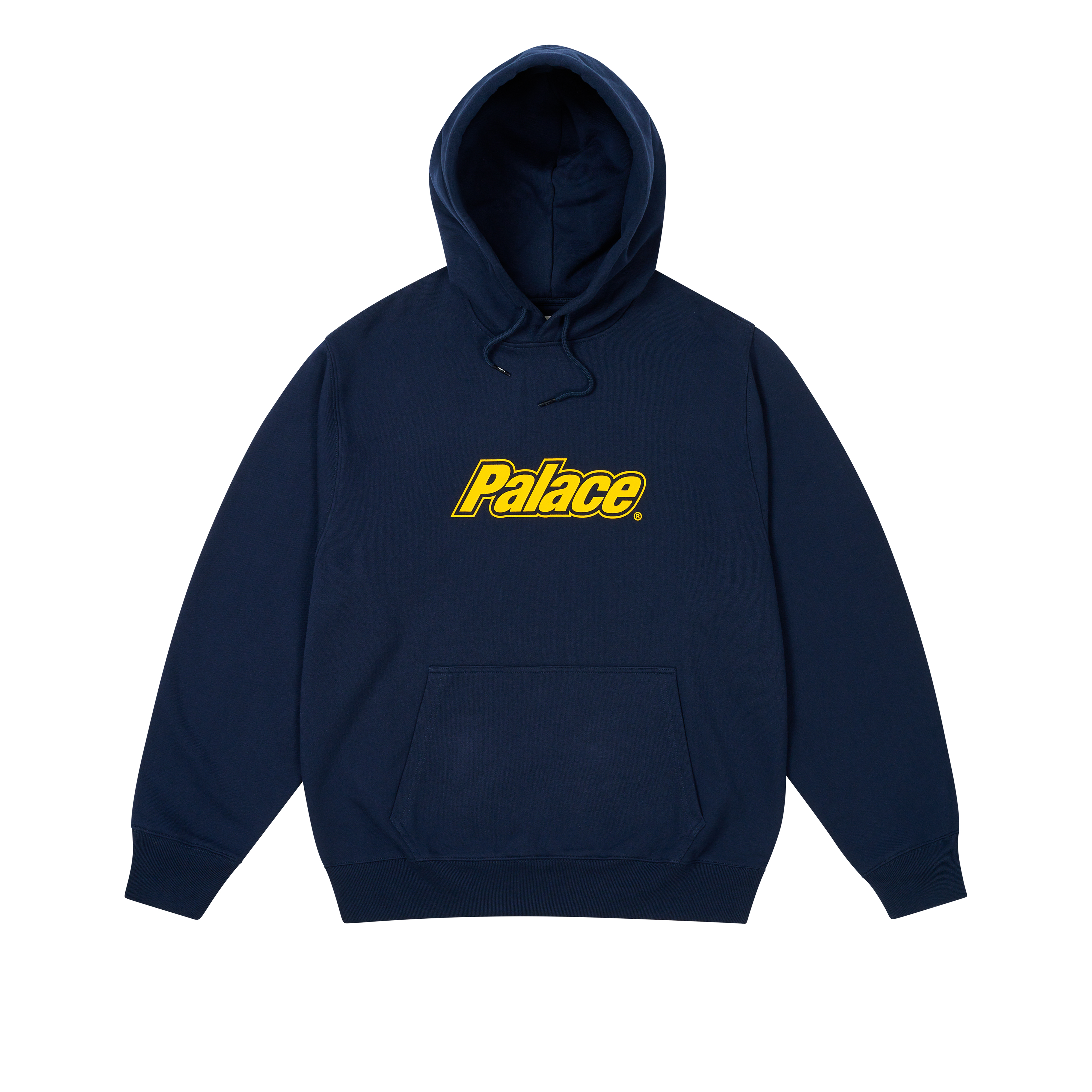 [即完品]Palace Border Logo Hood Grey Marl BORDER LOGO HOOD | PALACE SKATEBOARDS