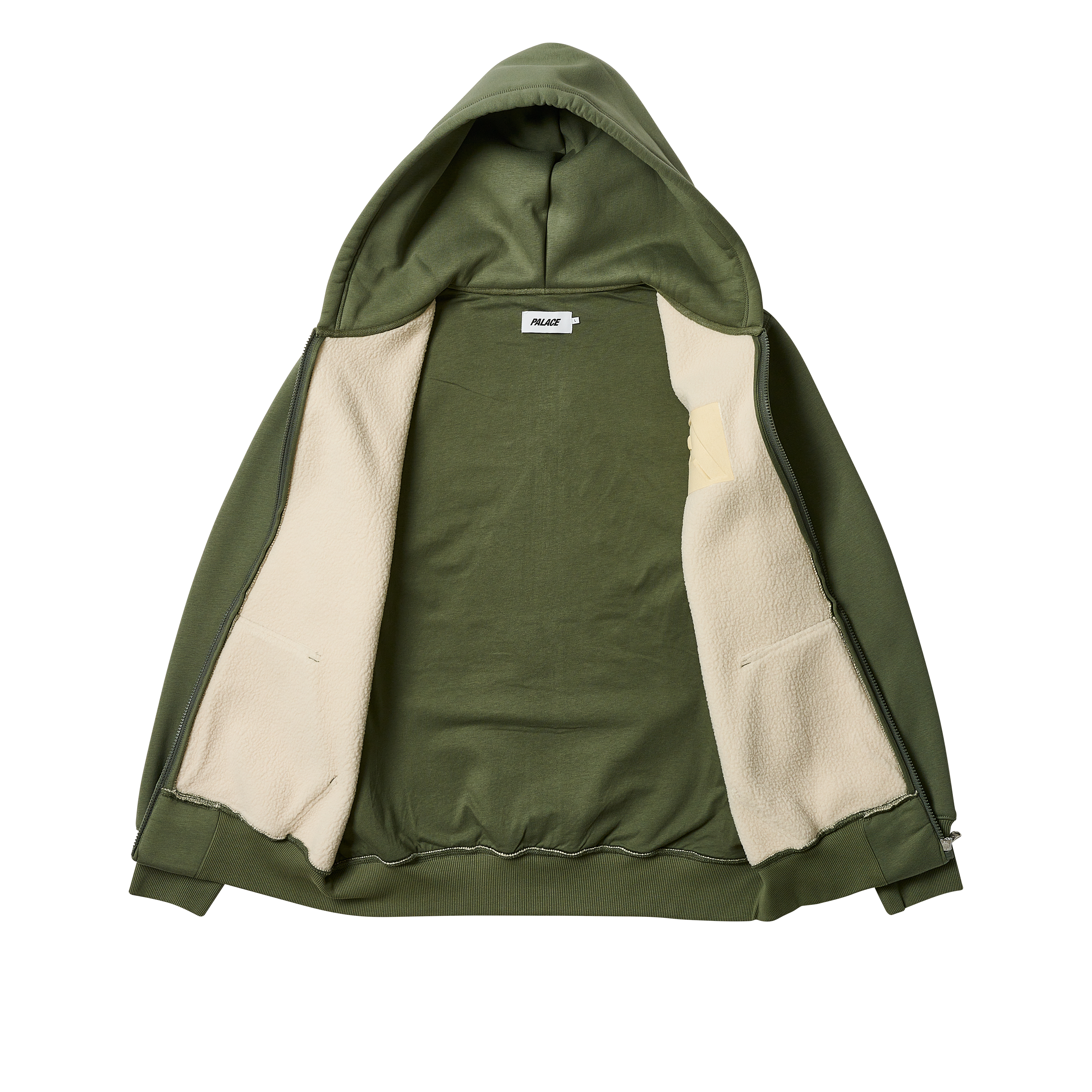 THERMAL EMBOSSED P3 ZIP HOOD | PALACE SKATEBOARDS