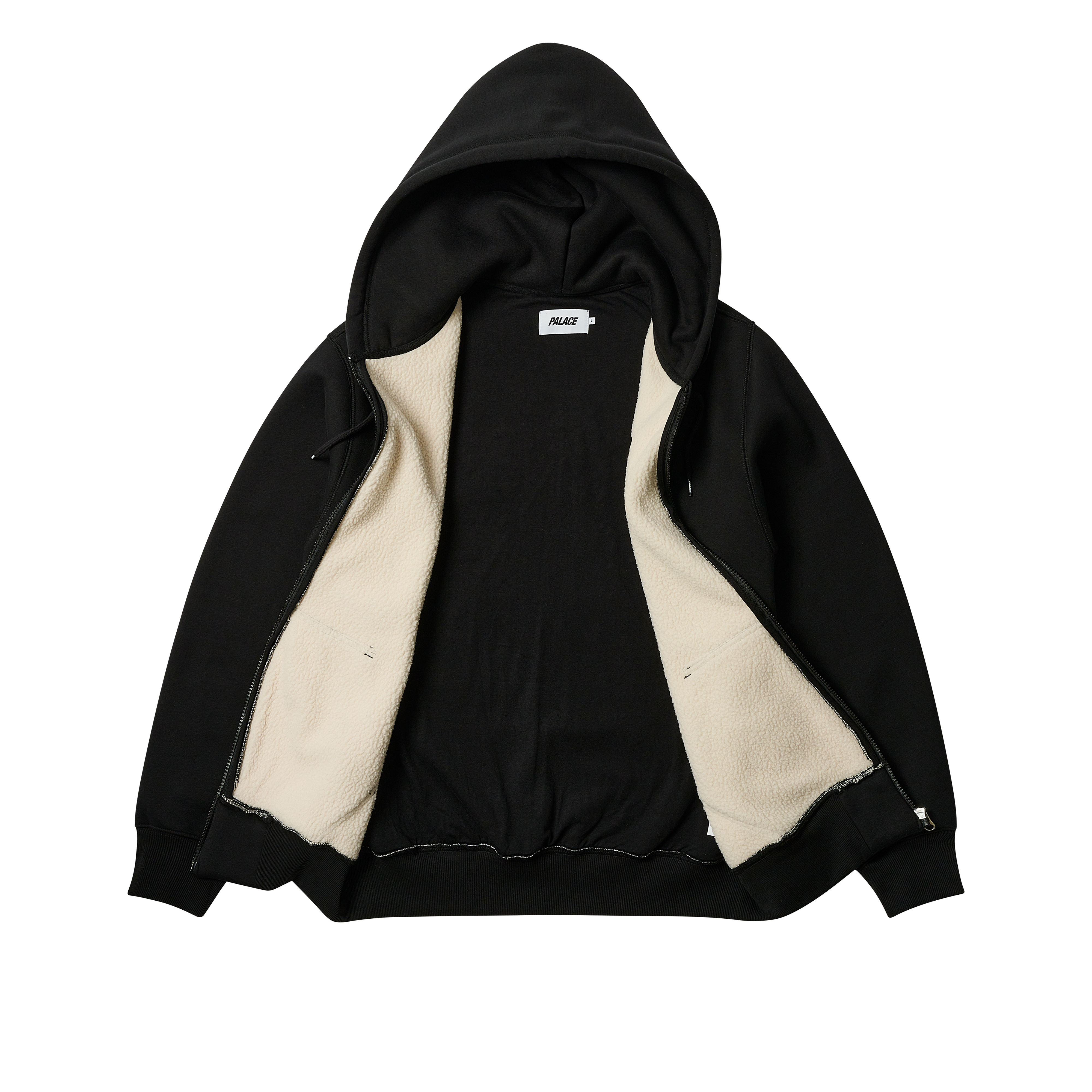 THERMAL EMBOSSED P3 ZIP HOOD | PALACE SKATEBOARDS