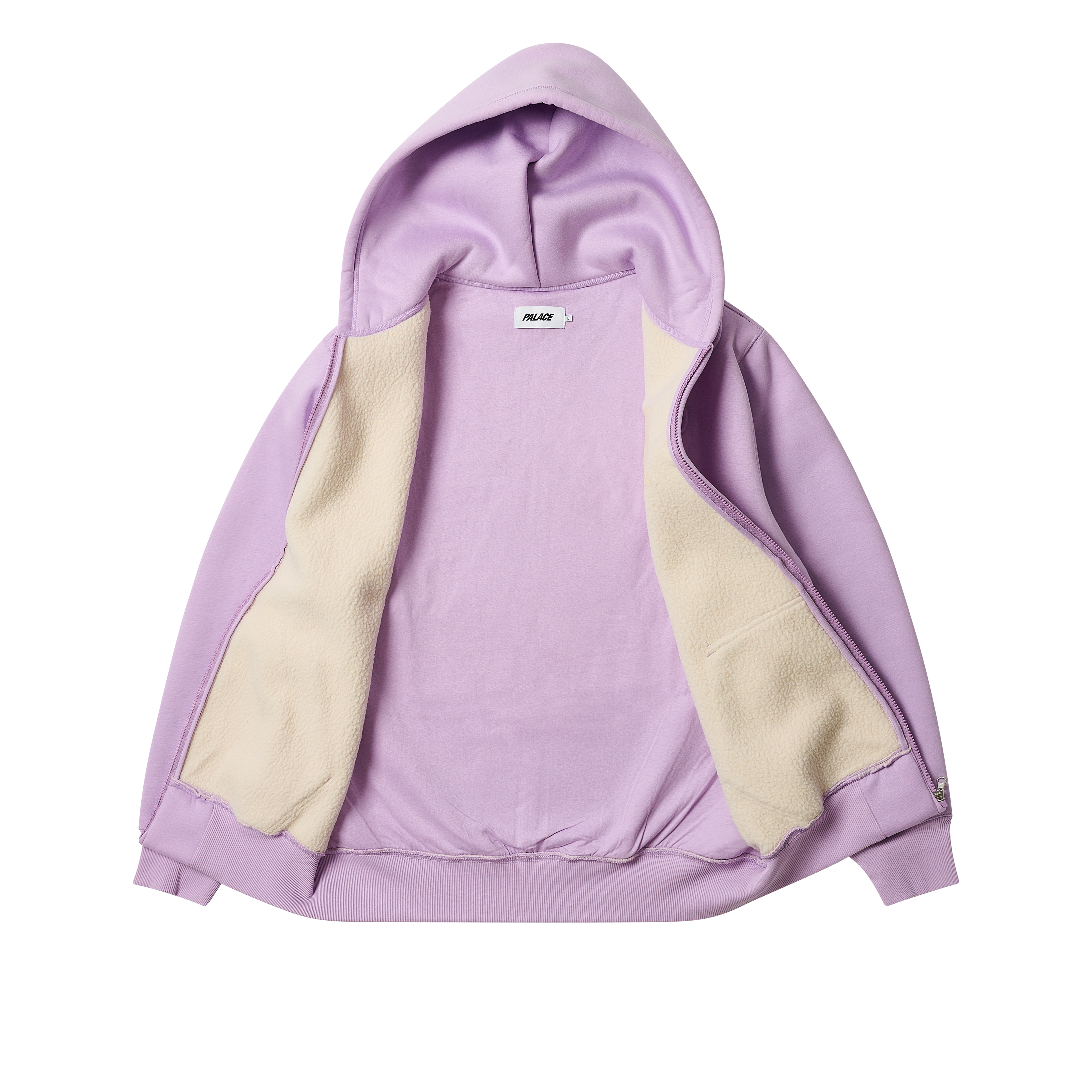 THERMAL EMBOSSED P3 ZIP HOOD | PALACE SKATEBOARDS