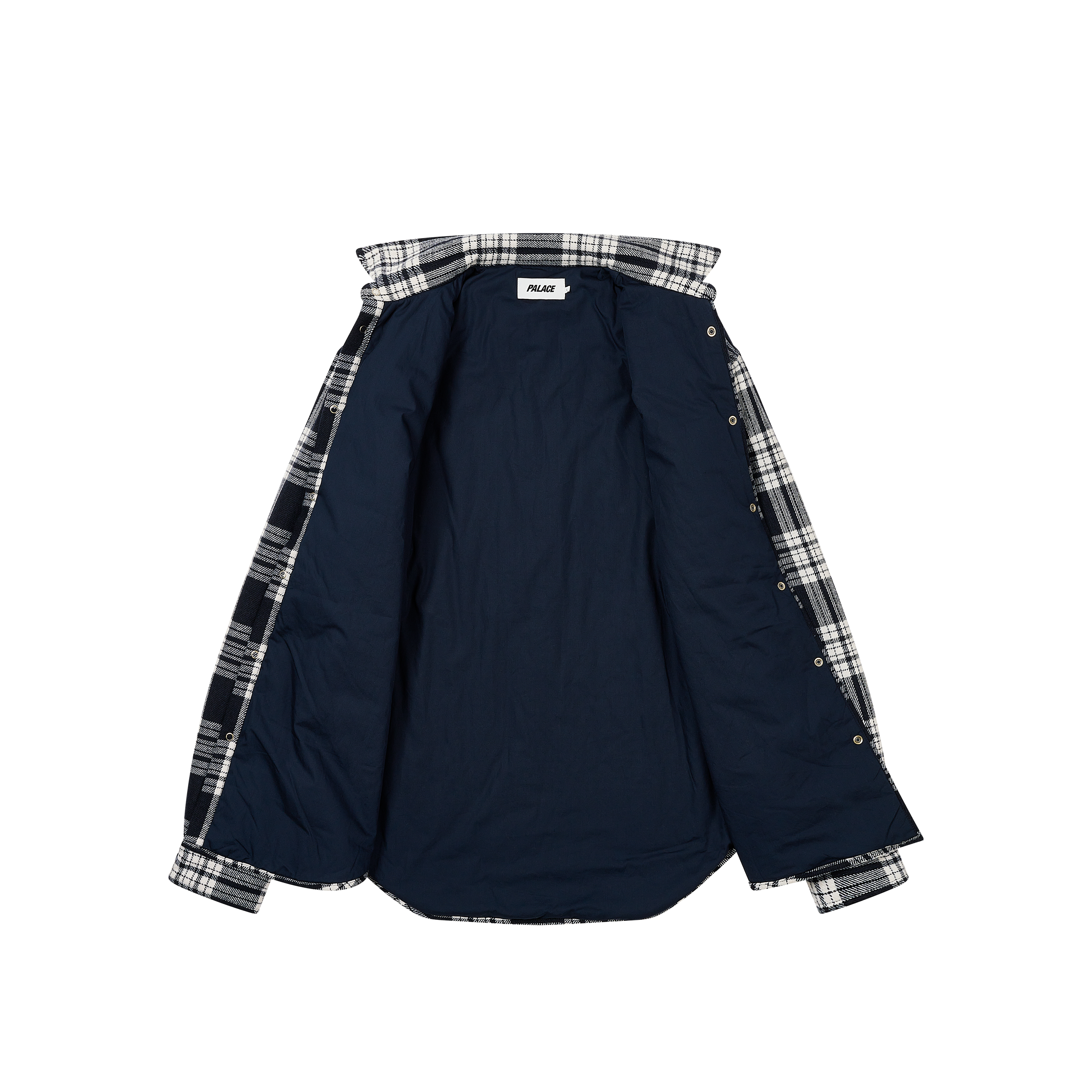 PALACE Zip Up Shirt Navy L ZIP UP SHIRT | PALACE SKATEBOARDS M