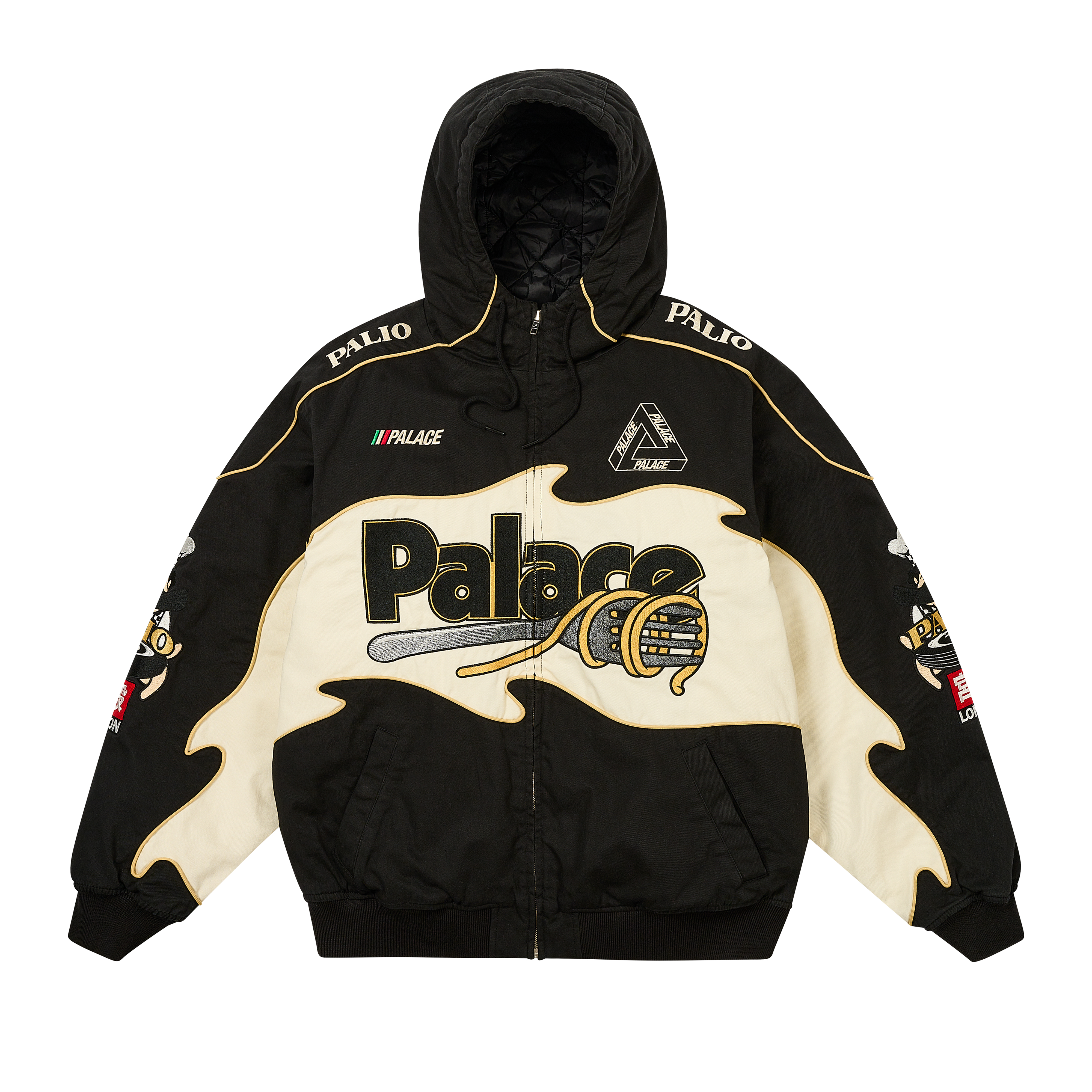 PASTA JACKETフーデットジップジャケット S