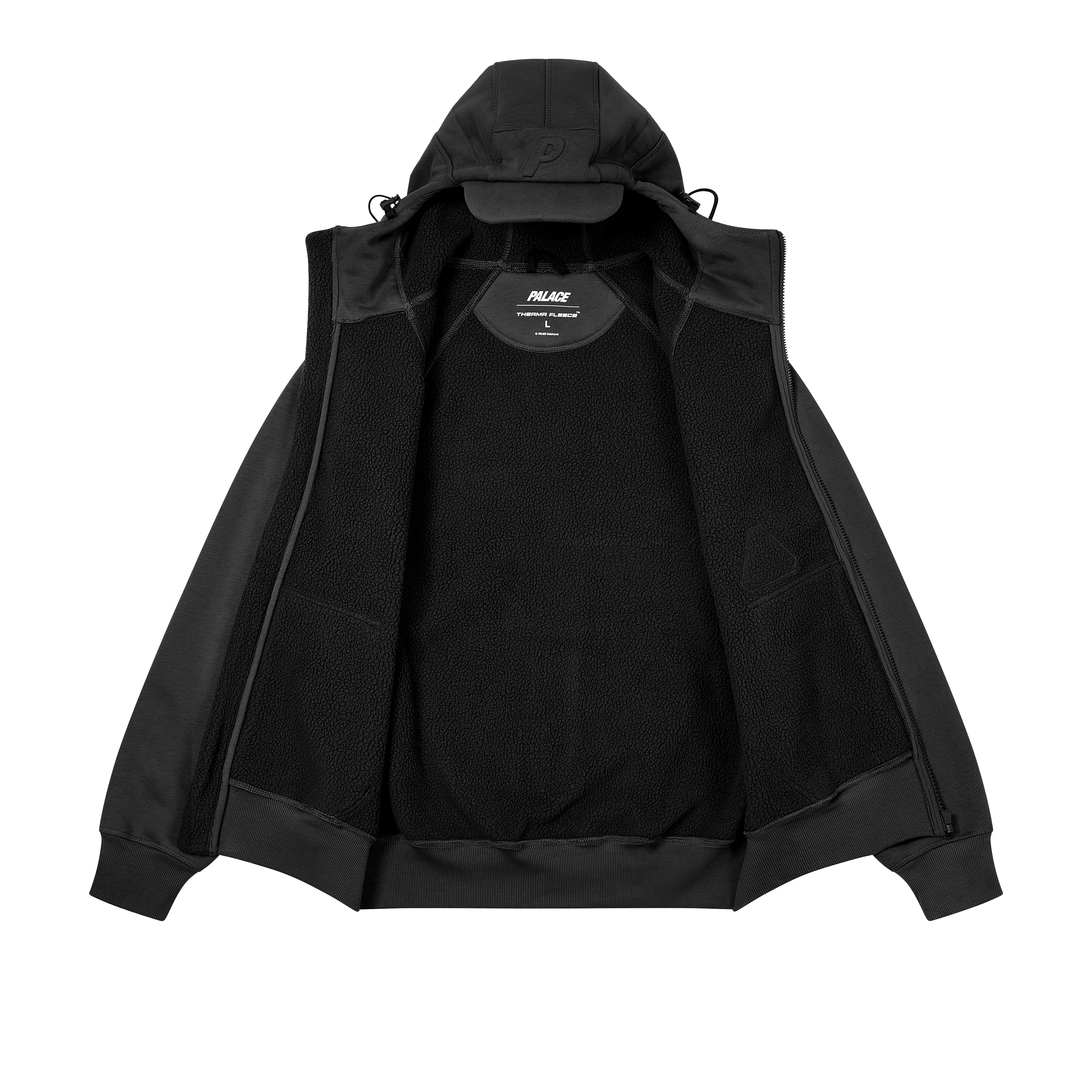 トップス Palace skateboards tactical zip hood Tactical Zip Hood Black - Spring 2023 - Palace Community