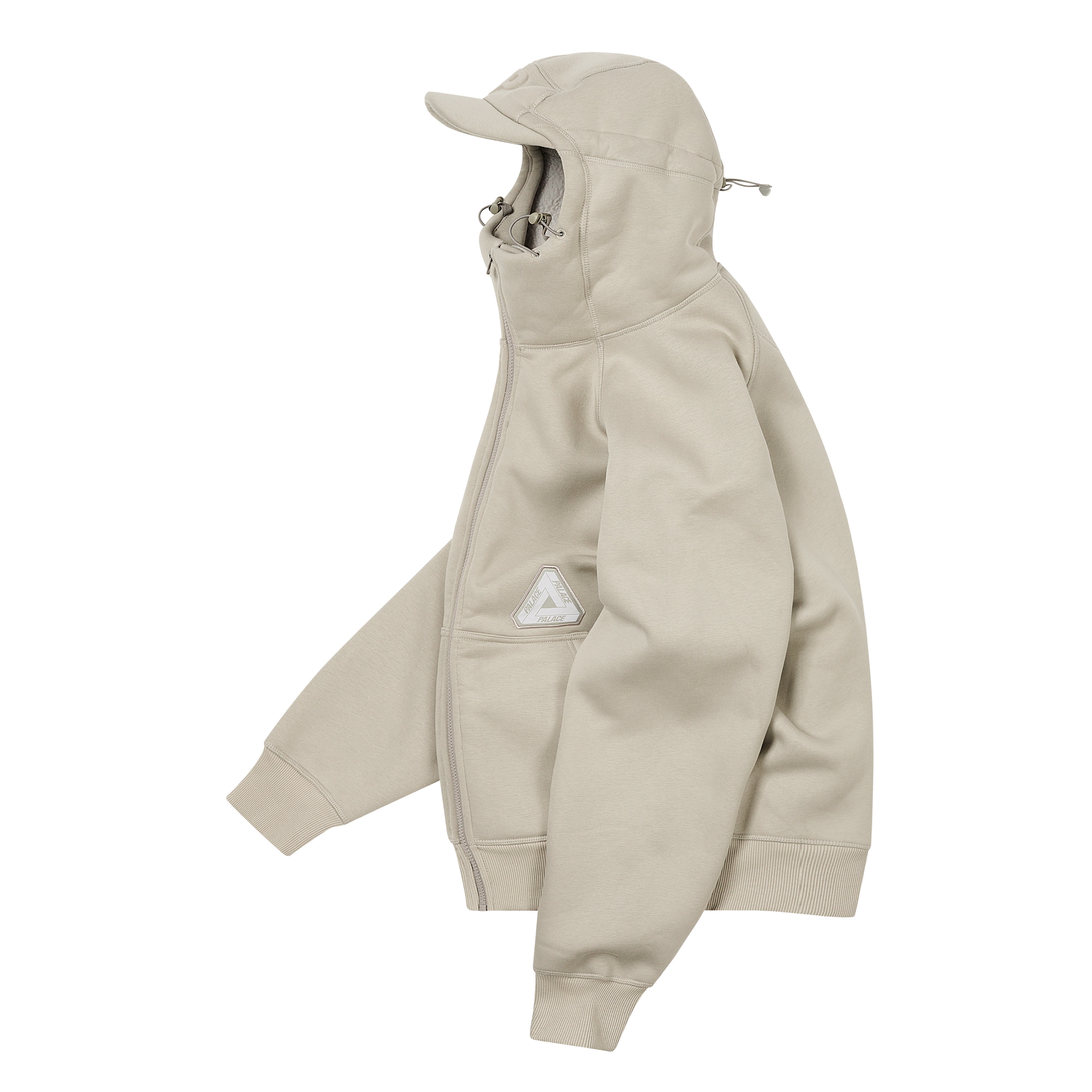 ジャケット・アウター PALACE THERMAL BONDED CAP HOOD BLACK Palace Thermal Bonded Cap Hood Black