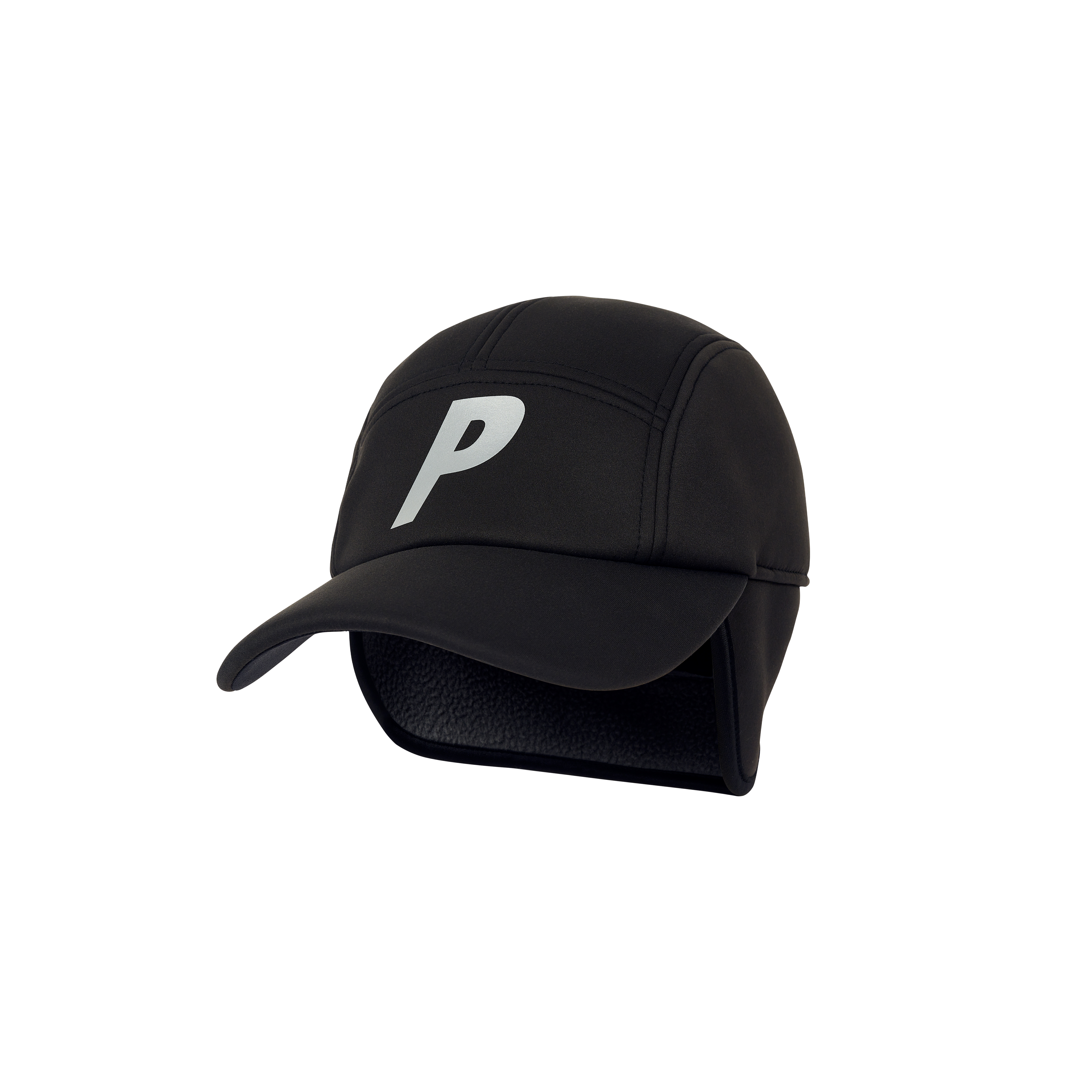 帽子 PALACE P Frame 5-Panel Black GORE-TEX WINDSTOPPER EARFLAP 5-PANEL | PALACE SKATEBOARDS