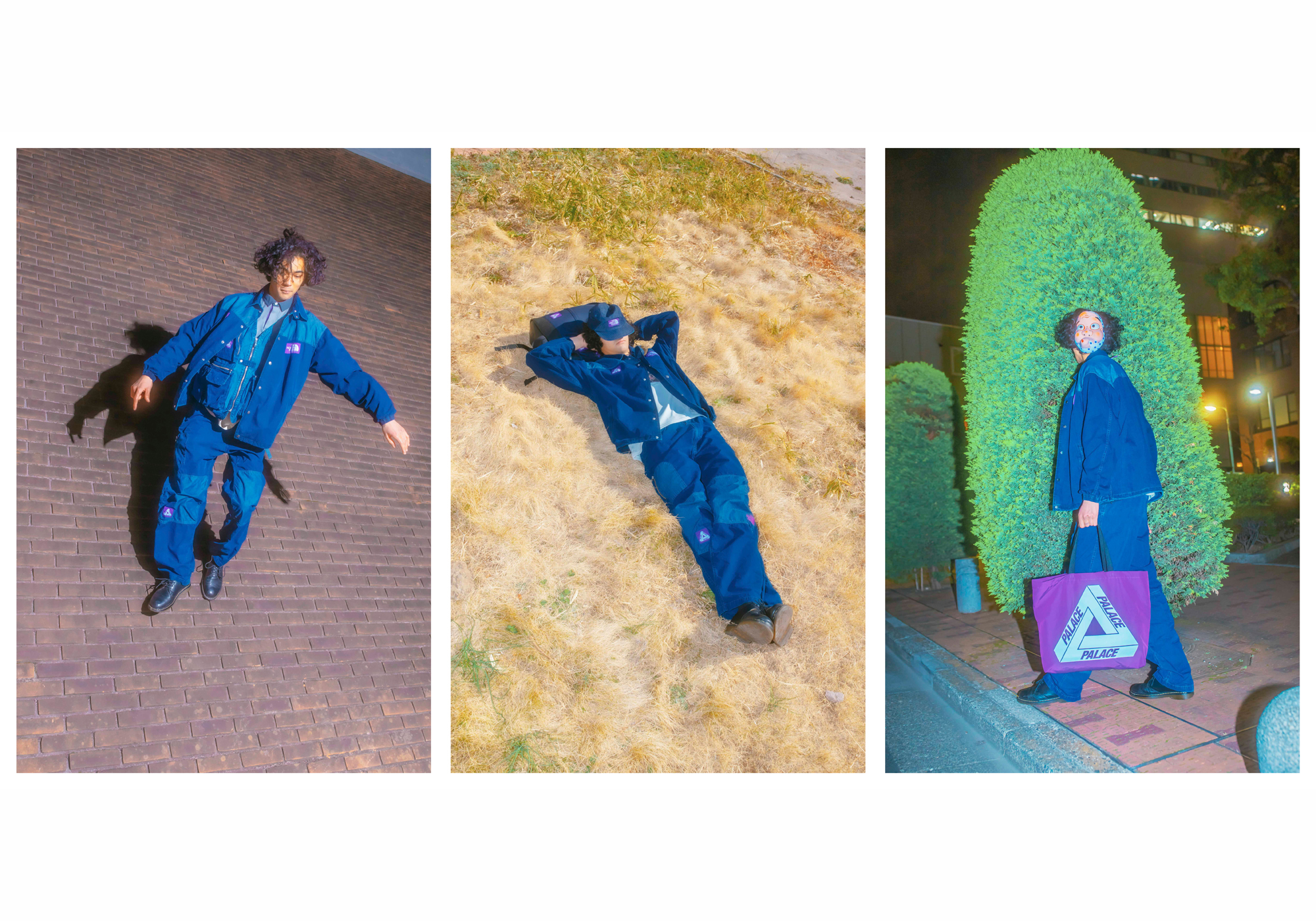 THE NORTH FACE ✖︎ palace セットアップ PALACE THE NORTH FACE PURPLE LABEL LOOKBOOK | PALACE SKATEBOARDS