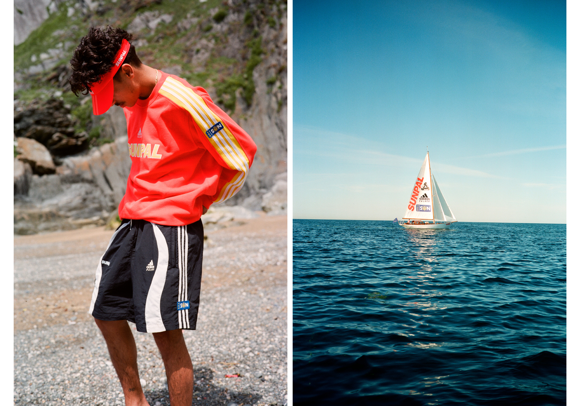 ◇ ⊂ adidas x Palace SUNPAL 20AW 長袖 トレーナー スウェット