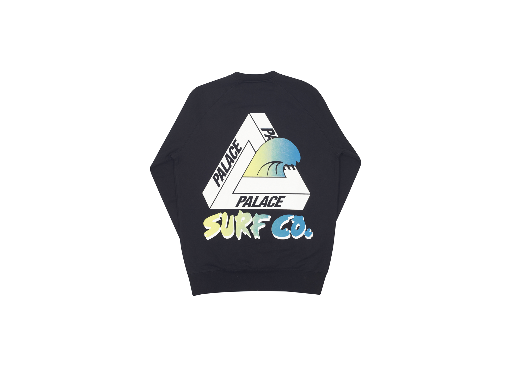 PALACE SURF CO CREW GREY MARL パレス M SURF CO CREW | PALACE SKATEBOARDS