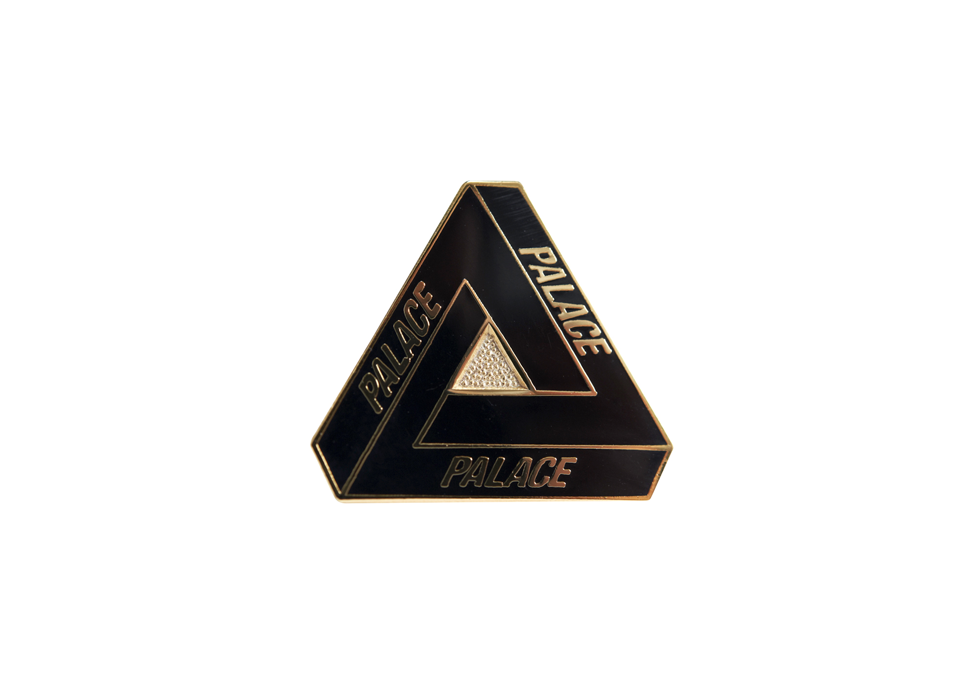 TRI-FERG PIN BADGE BLACK | PALACE SKATEBOARDS