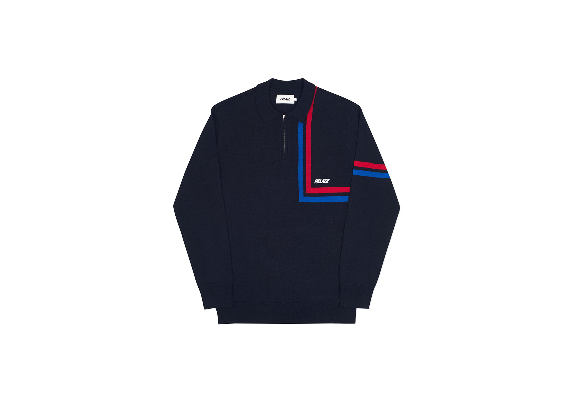 ANGLE STRIPE ZIP KNIT | PALACE SKATEBOARDS