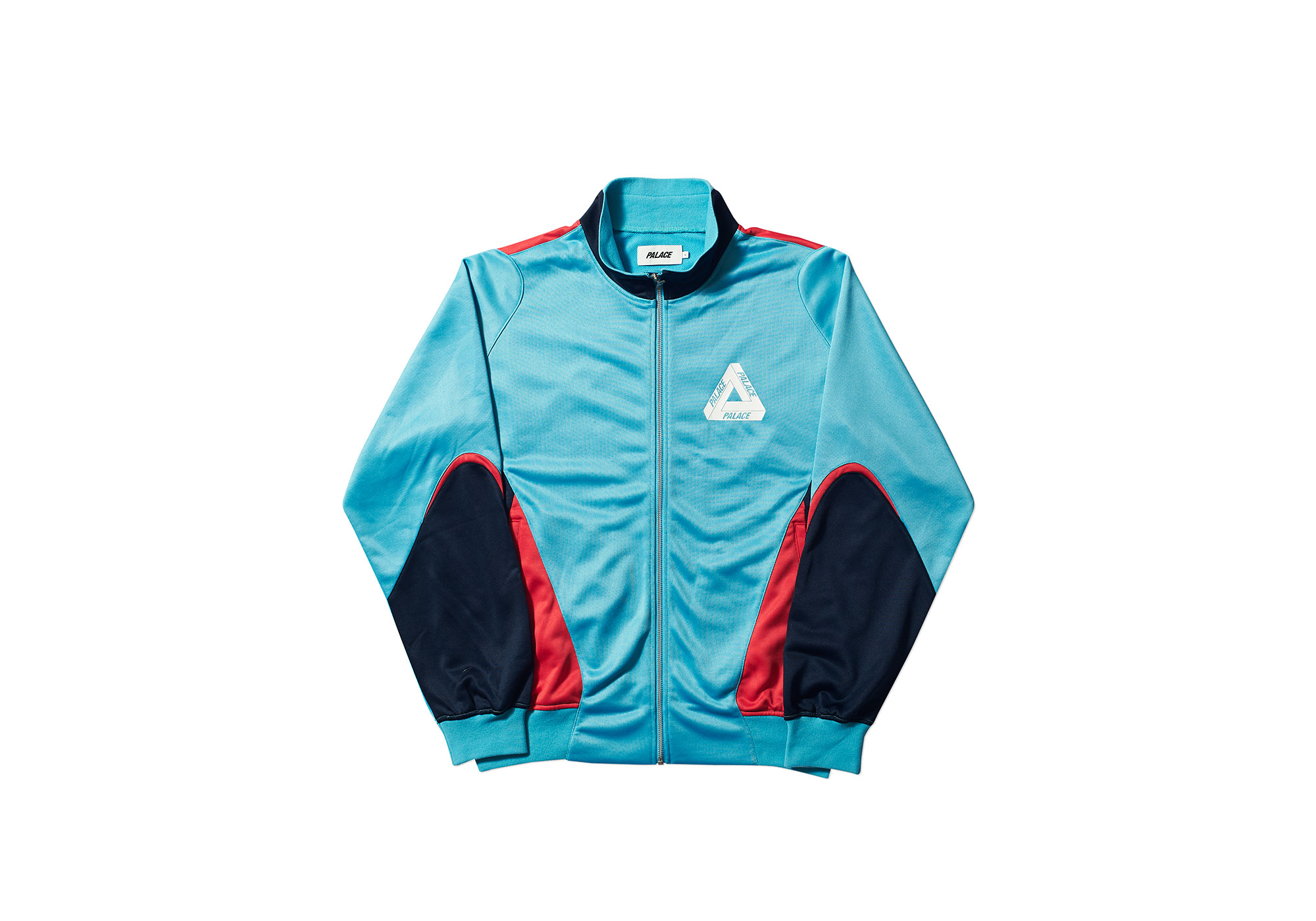 美品 タグ付 palace P-KNIT TRI FUNNEL M ブルー P-KNIT TRI FUNNEL | PALACE SKATEBOARDS